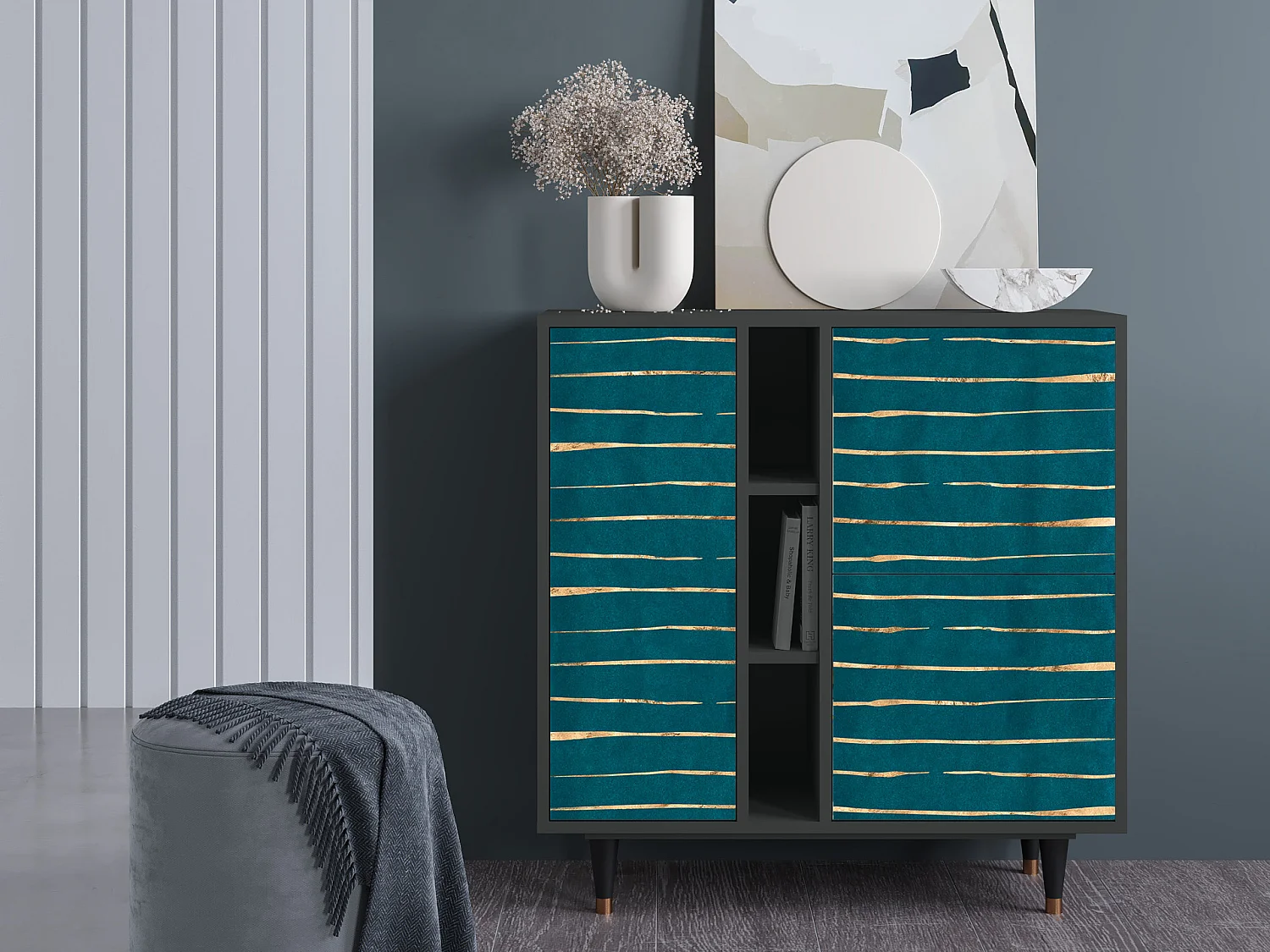 Aparador - 94х96х41 cm - BS5 - Ocean Drive, Antracite