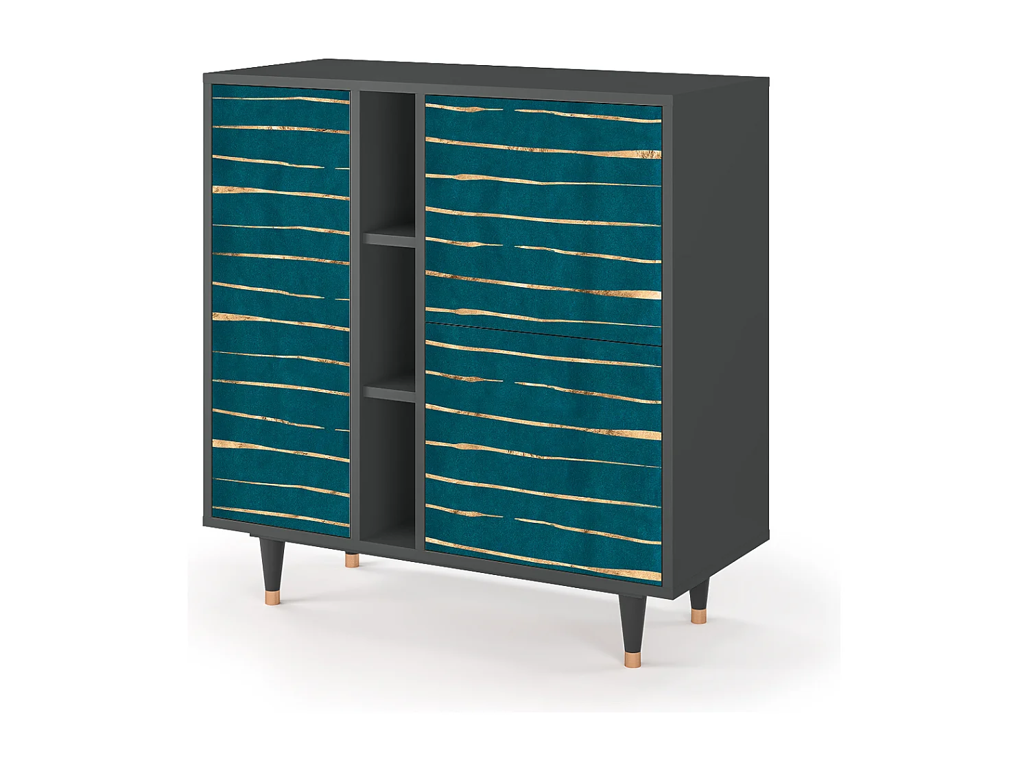 Dressoir - 94х96х41 cm - BS5 - Ocean Drive, Antraciet