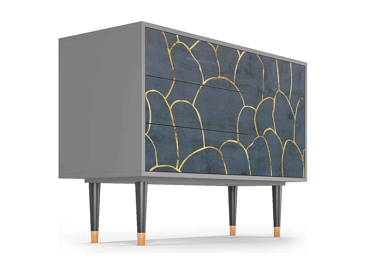 Sideboard - 115х84х41 cm - S3 - Blue Lagoon, Grau