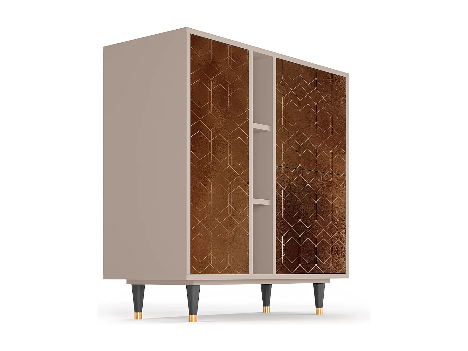 Aparador - 94х96х41 cm - BS5 - Chocolate Bar, Latte