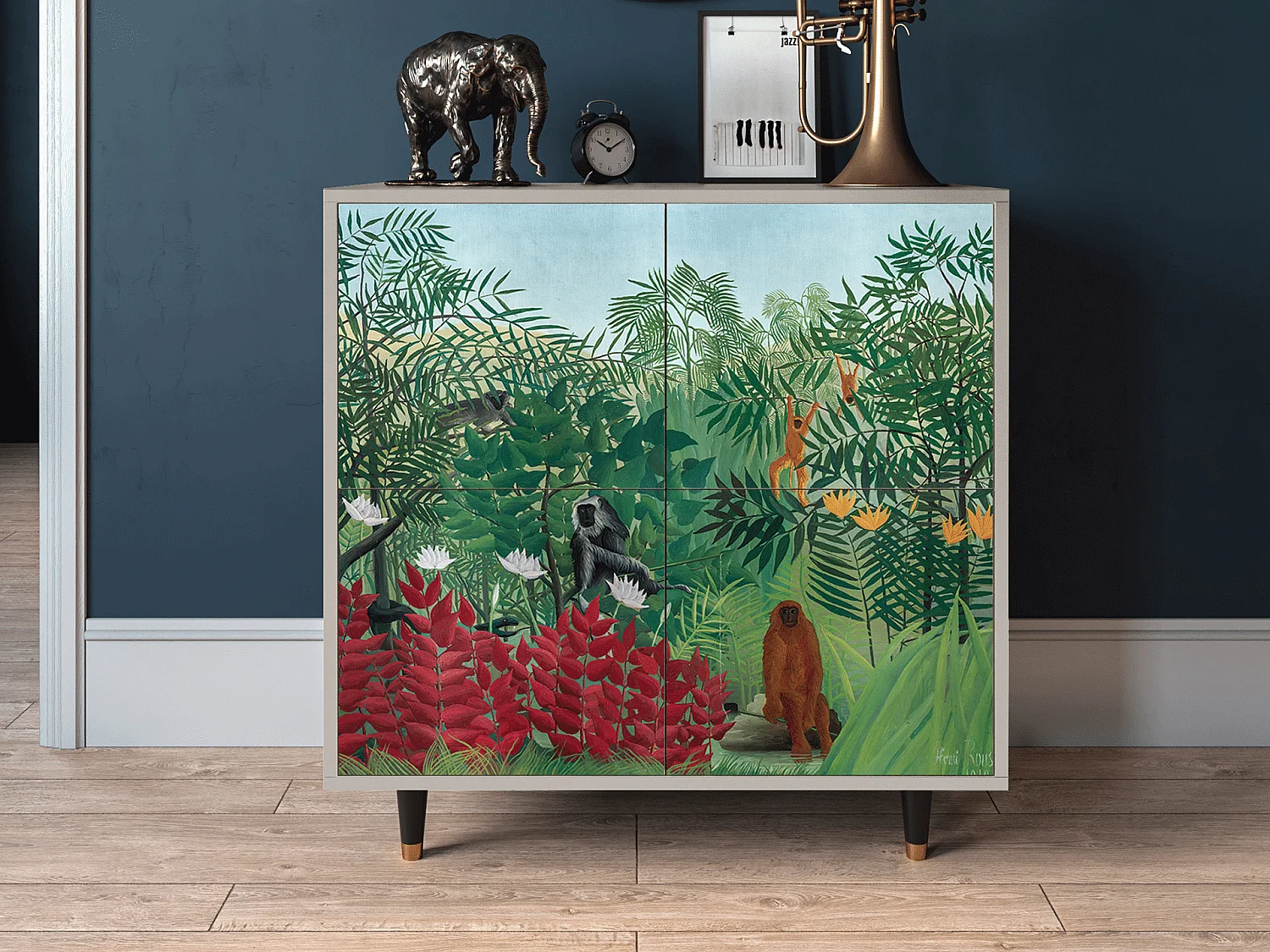 Aparador - 94x96x48 cm - BS3 - Jungles in Paris, Areia