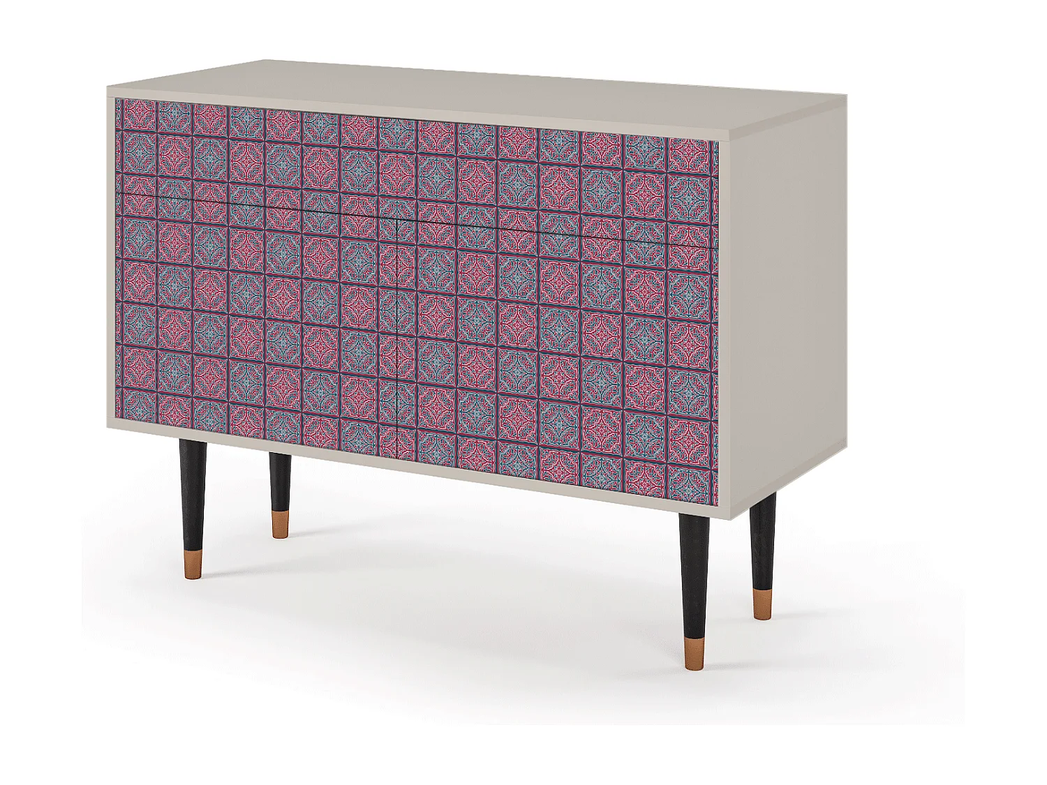 Sideboard - 115x85x48 cm - BS4 - Riviera Mosaic, Sand