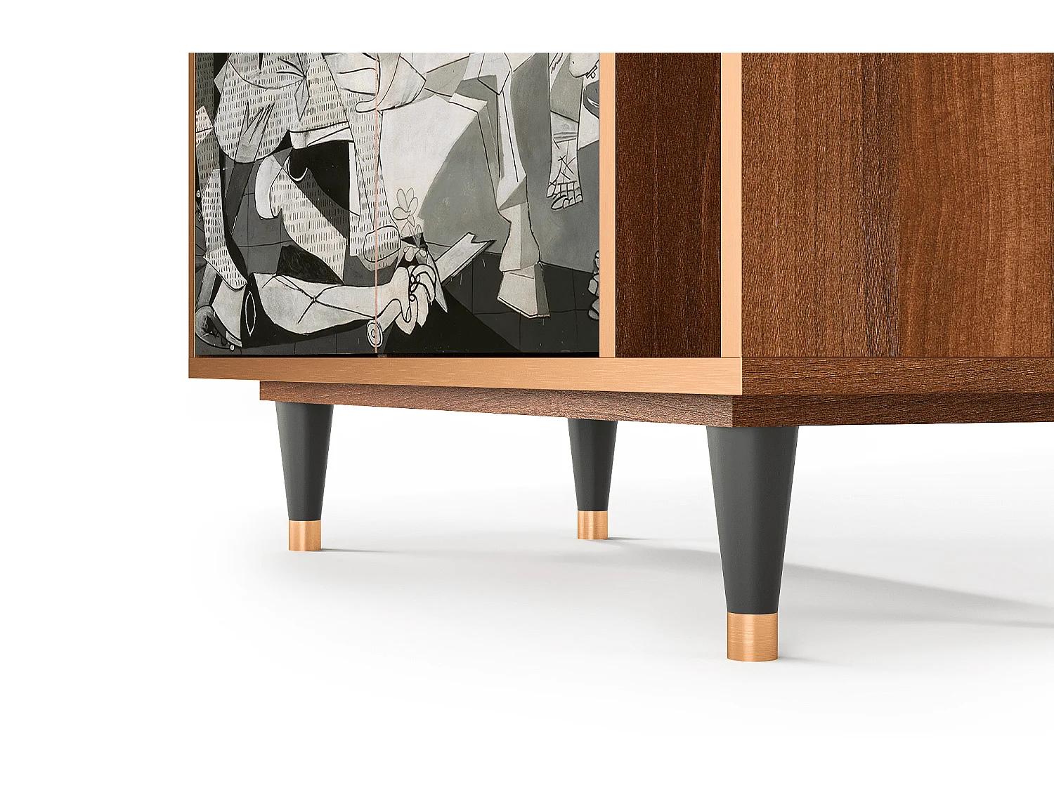 Buffet - 96х110х41 cm - BS6 - Guernica by Picasso, Noyer