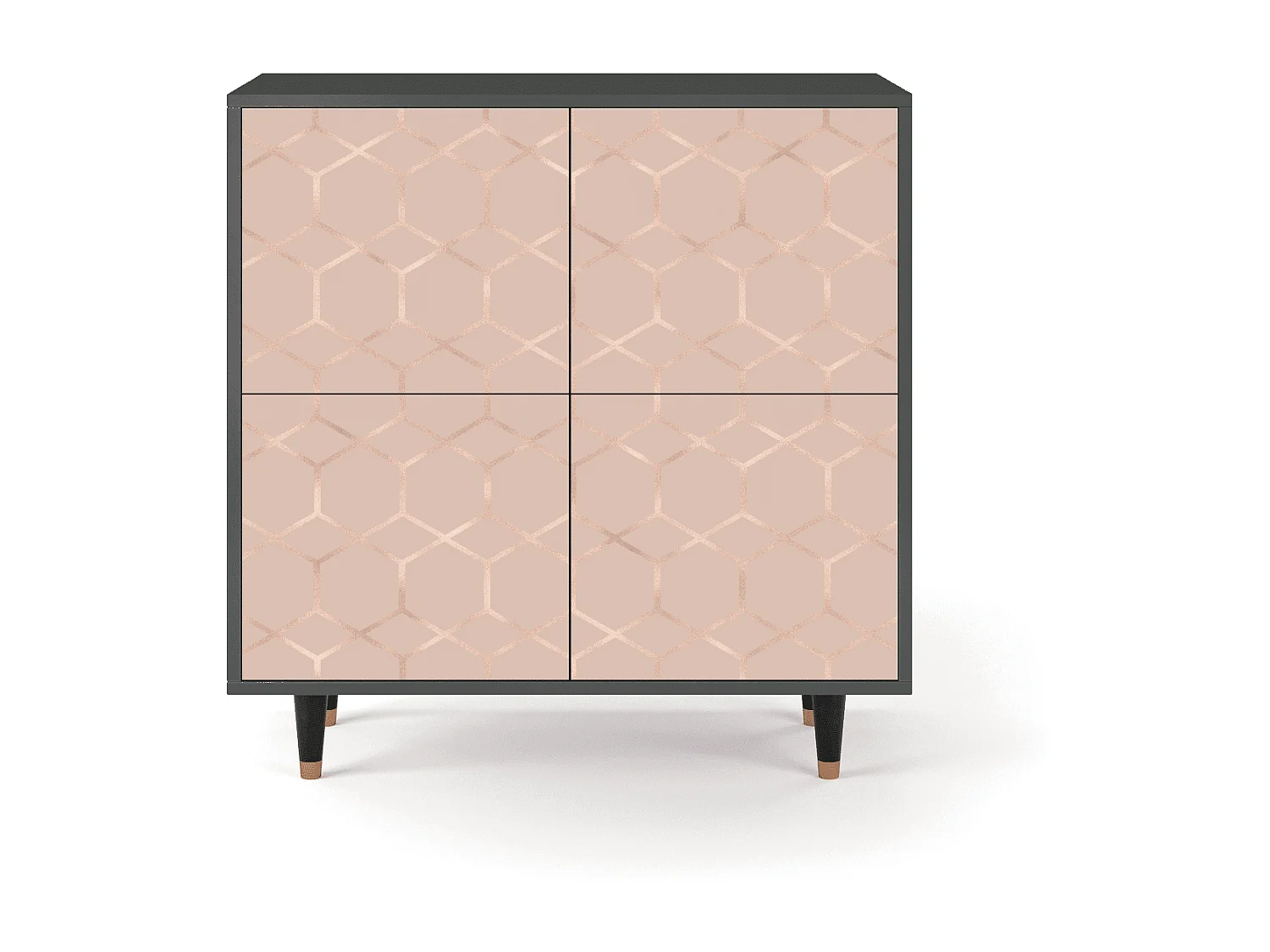 Buffet - 94x96x48 cm - BS3 - Rose Honeycomb, Anthracite