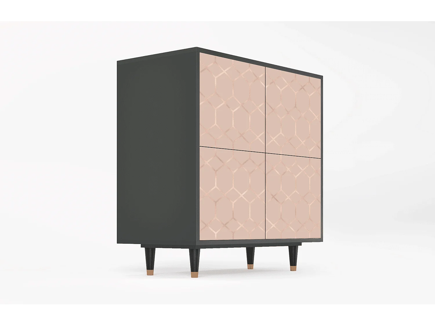 Buffet - 94x96x48 cm - BS3 - Rose Honeycomb, Anthracite