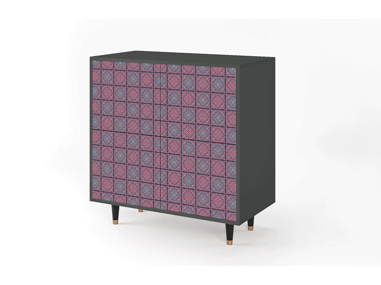 Buffet - 94x96x48 cm - BS3 - Riviera Mosaic, Anthracite