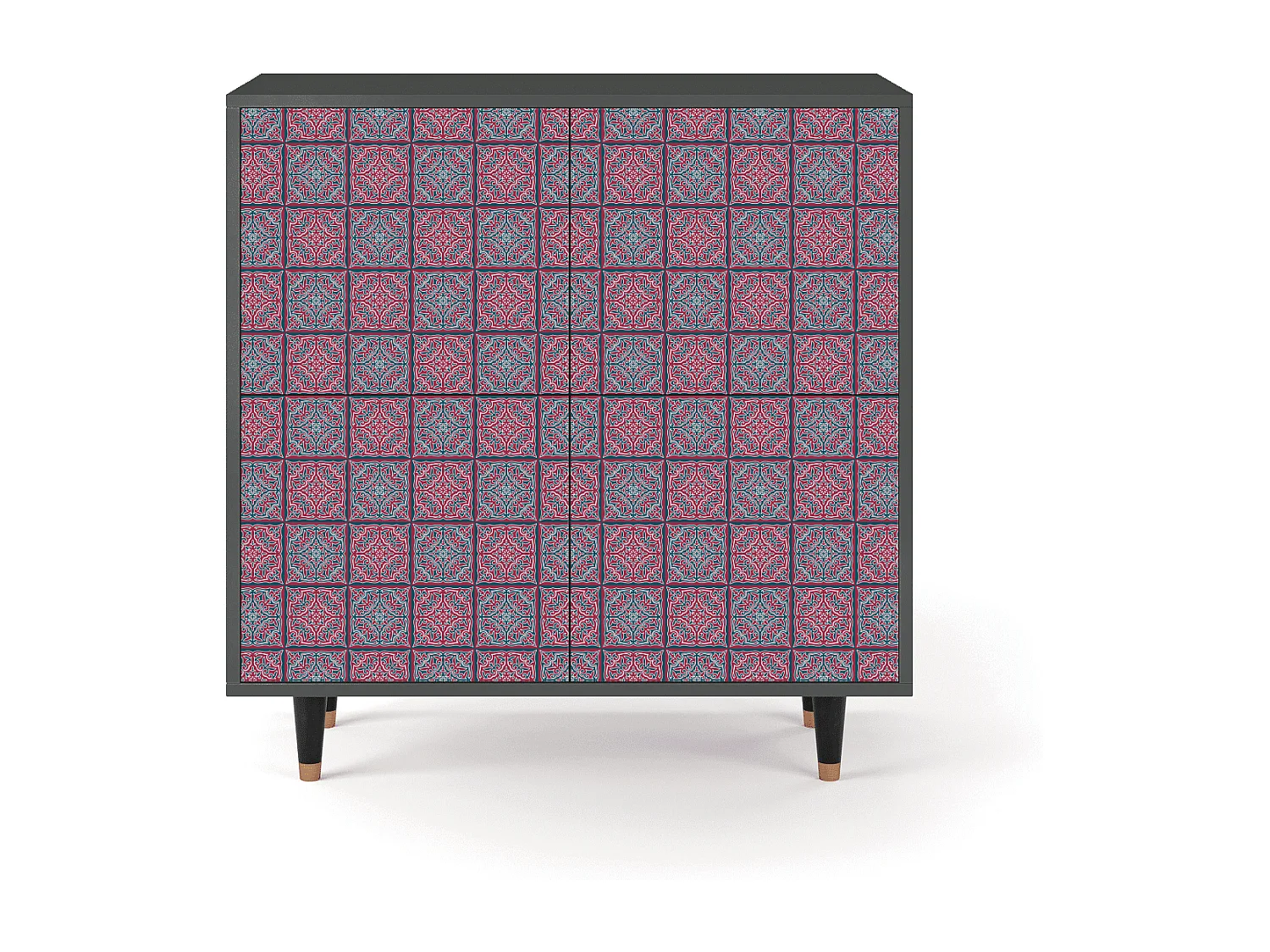Buffet - 94x96x48 cm - BS3 - Riviera Mosaic, Anthracite