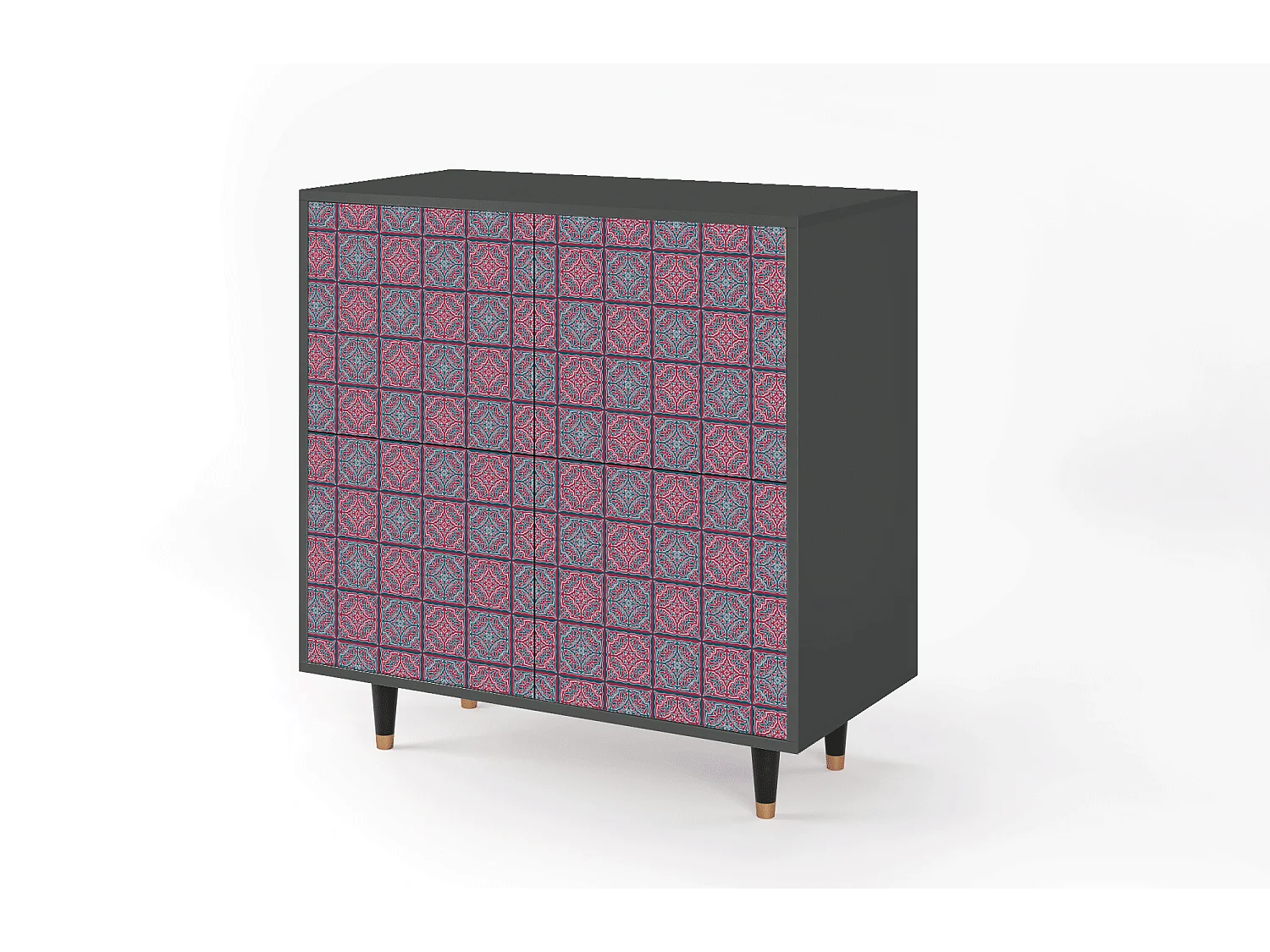 Buffet - 94x96x48 cm - BS3 - Riviera Mosaic, Anthracite