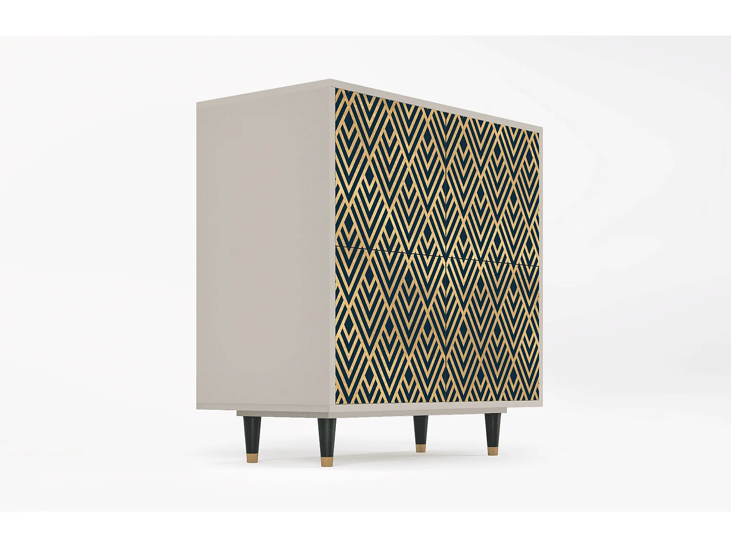 Aparador - 94x96x48 cm - BS3 - Egypt Triangles, Areia