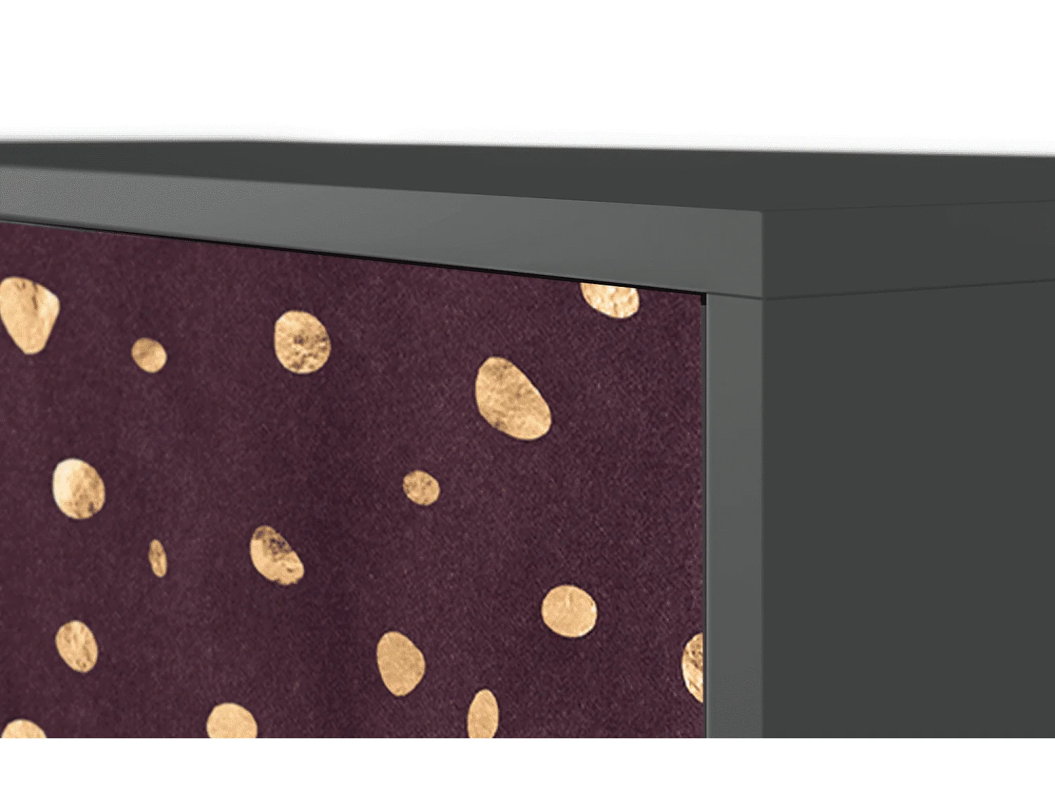 Kredens - 115х84х41 cm - S3 - Glowworms, Antracyt