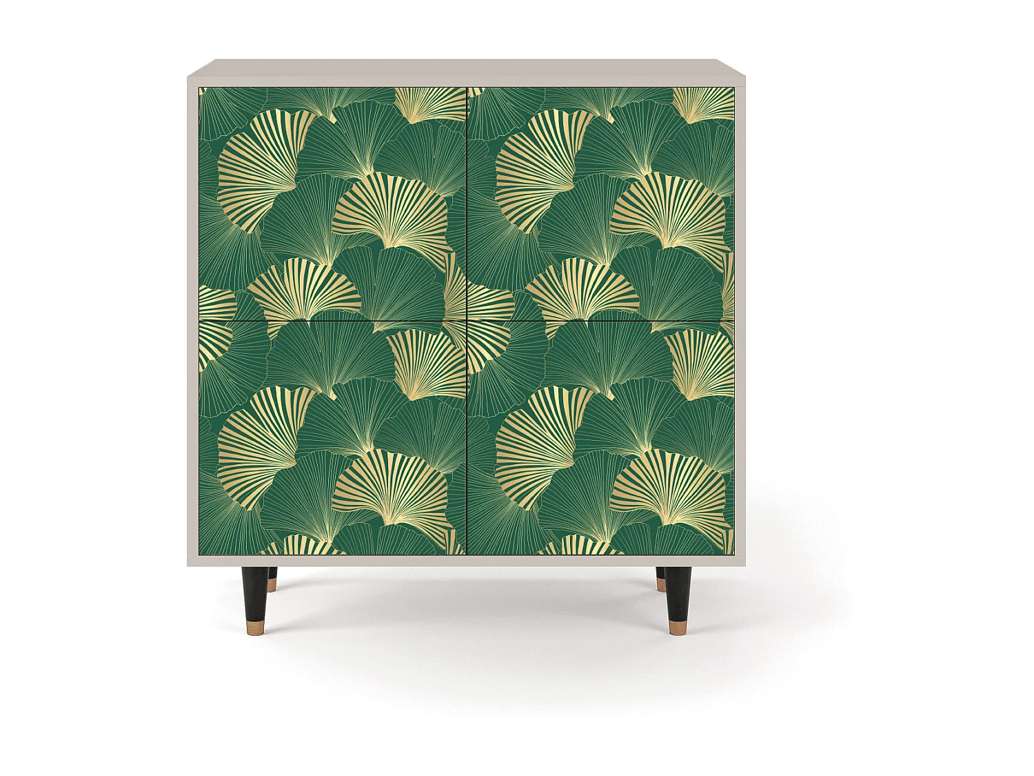 Kredens - 94x96x48 cm - BS3 - Gold Ginkgo, Piaskowy