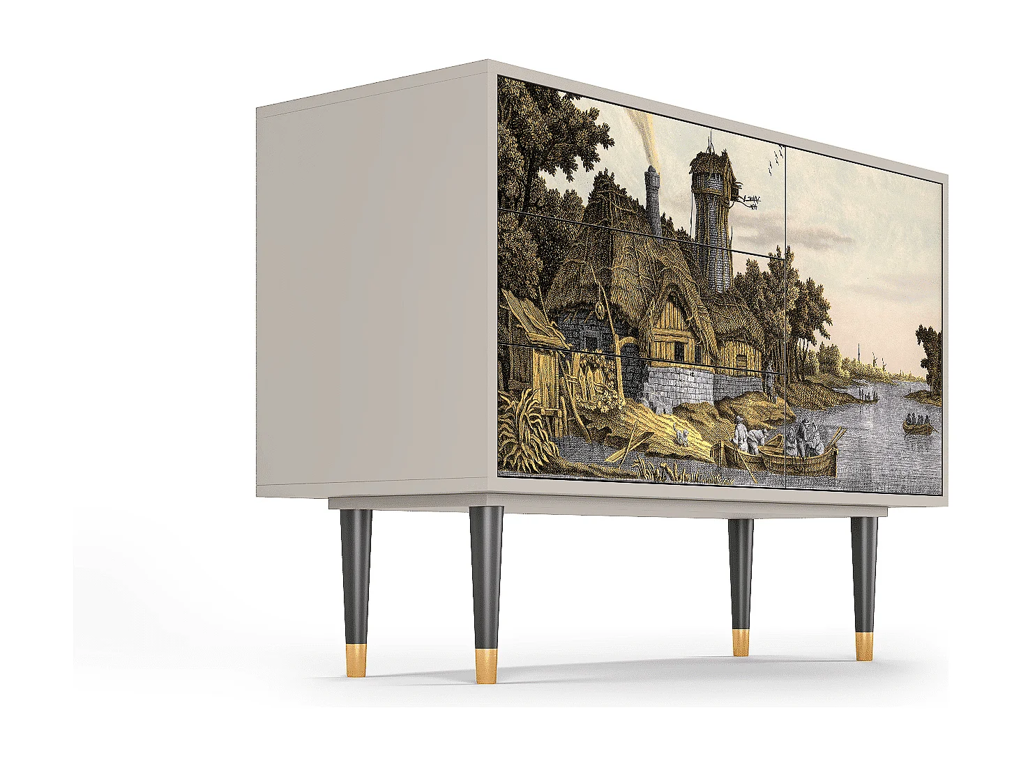 Credenza - 115х84х41 cm - S3 - Mill along a River, Sabbia