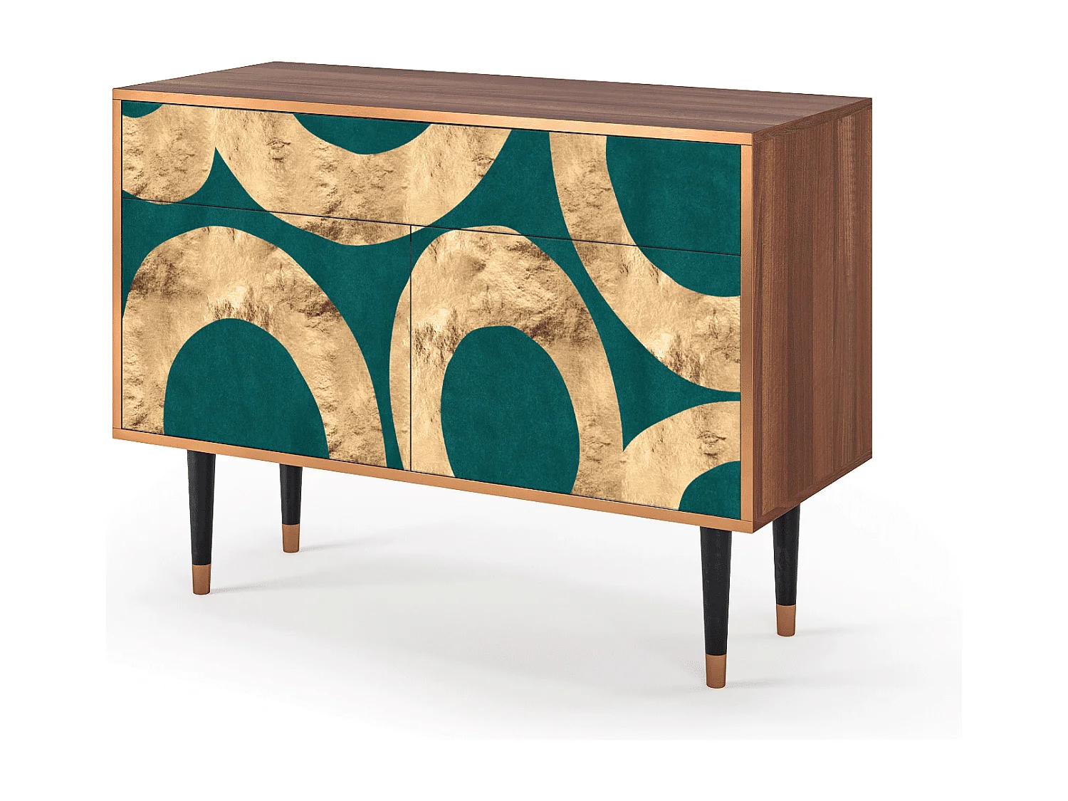 Aparador - 115x85x48 cm - BS4 - Zircon Sphere, Nogueira