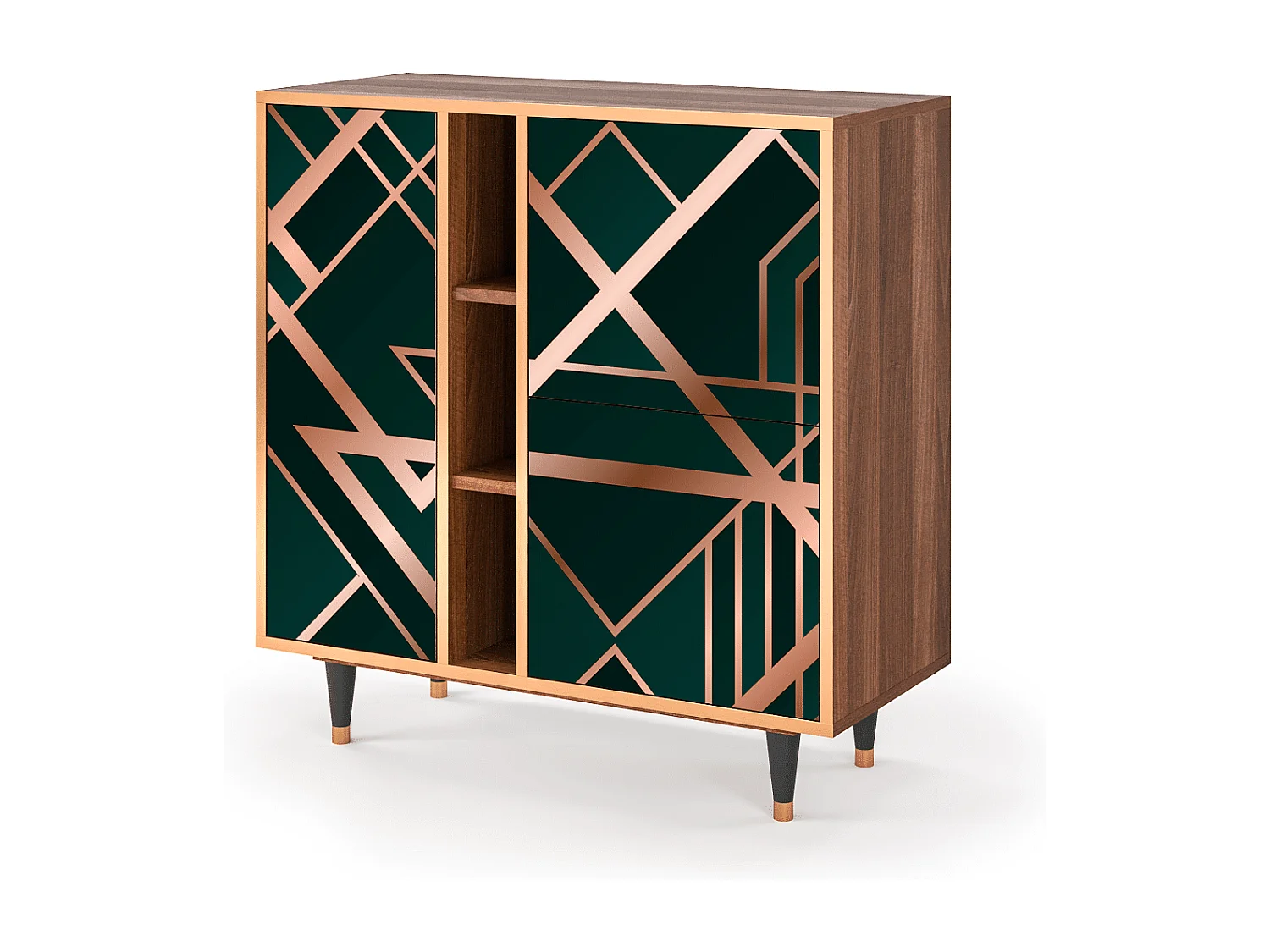 Buffet - 94х96х41 cm - BS5 - Emerald Gatsby, Noyer