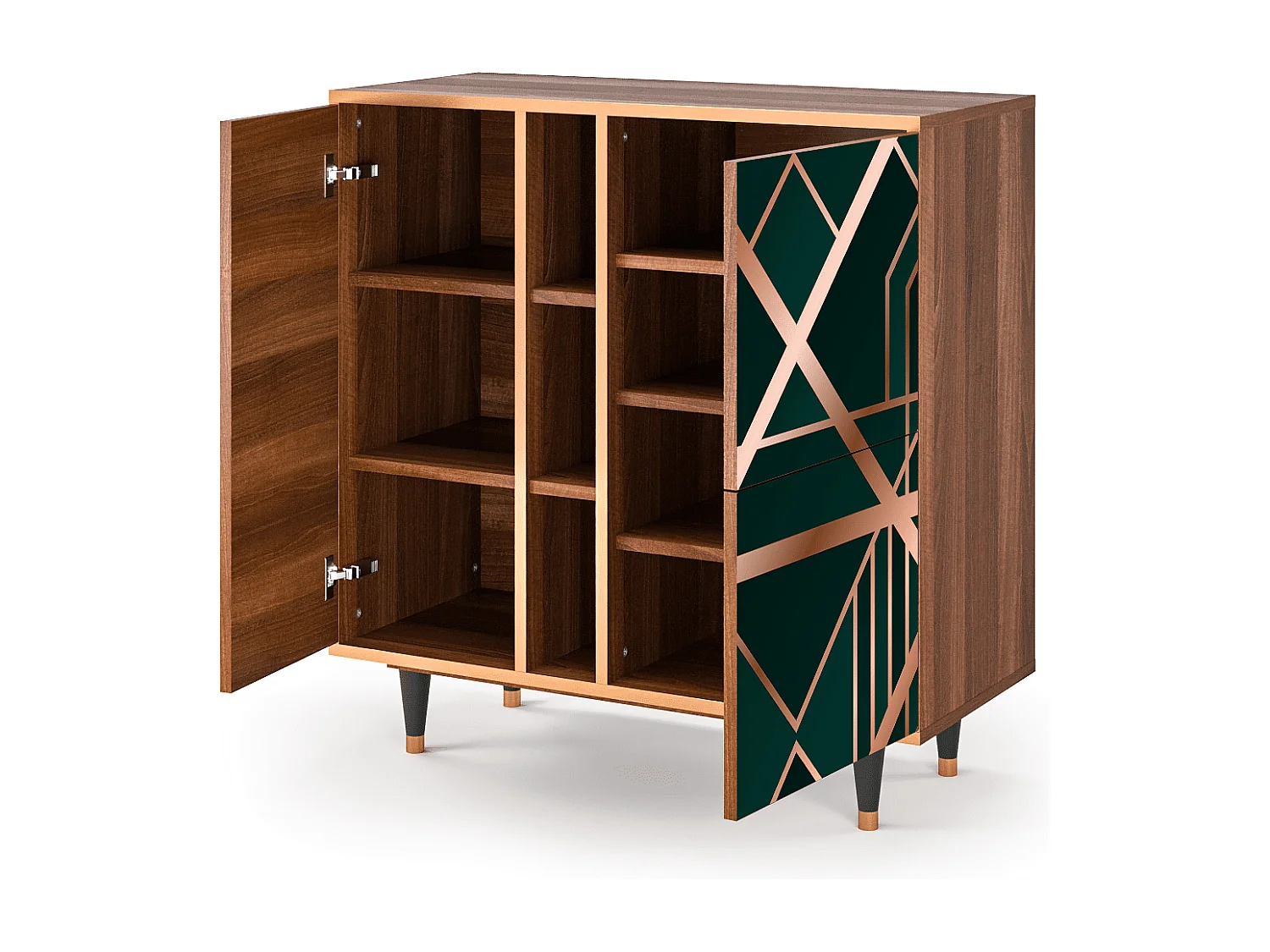 Buffet - 94х96х41 cm - BS5 - Emerald Gatsby, Noyer