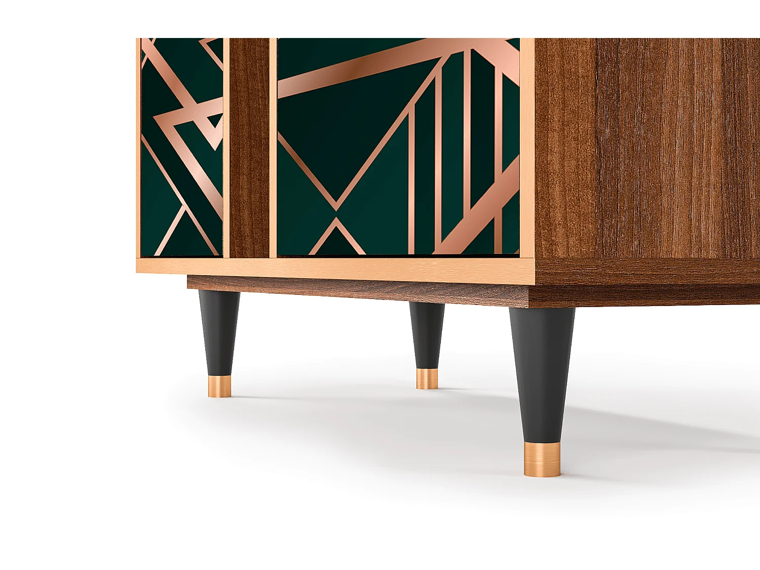Credenza - 94х96х41 cm - BS5 - Emerald Gatsby, Noce
