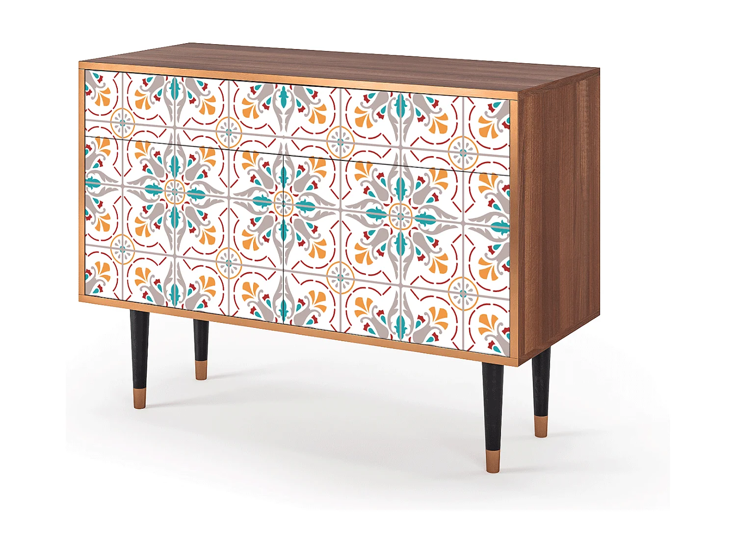 Aparador - 115x85x48 cm - BS4 - Spring Ceramics, Nogueira
