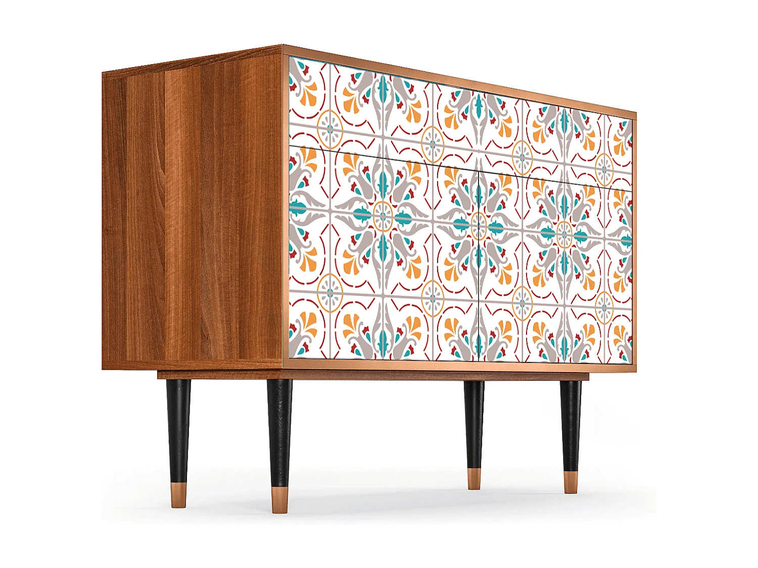 Aparador - 115x85x48 cm - BS4 - Spring Ceramics, Nogueira
