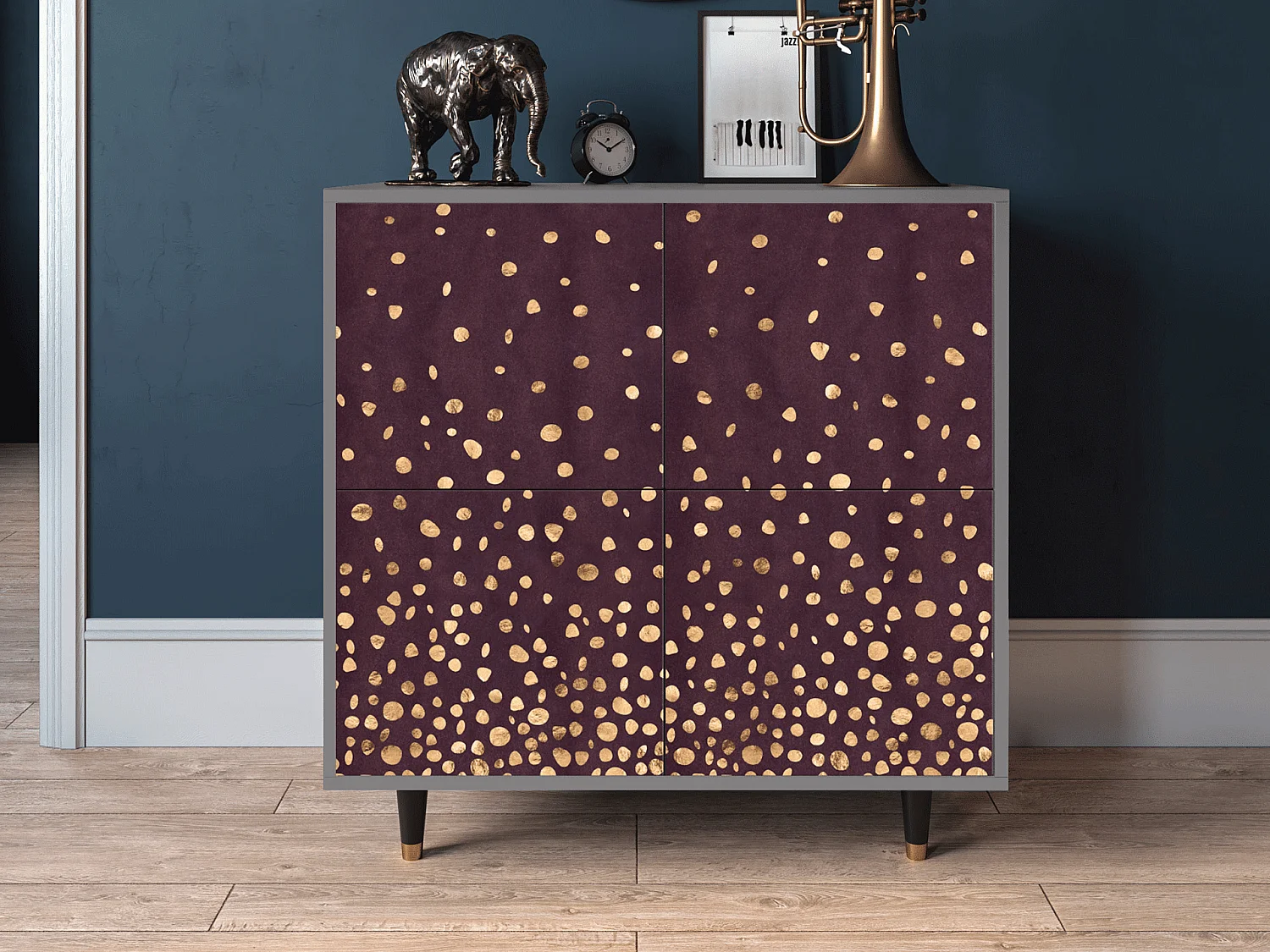 Buffet - 94x96x48 cm - BS3 - Glowworms, Gris