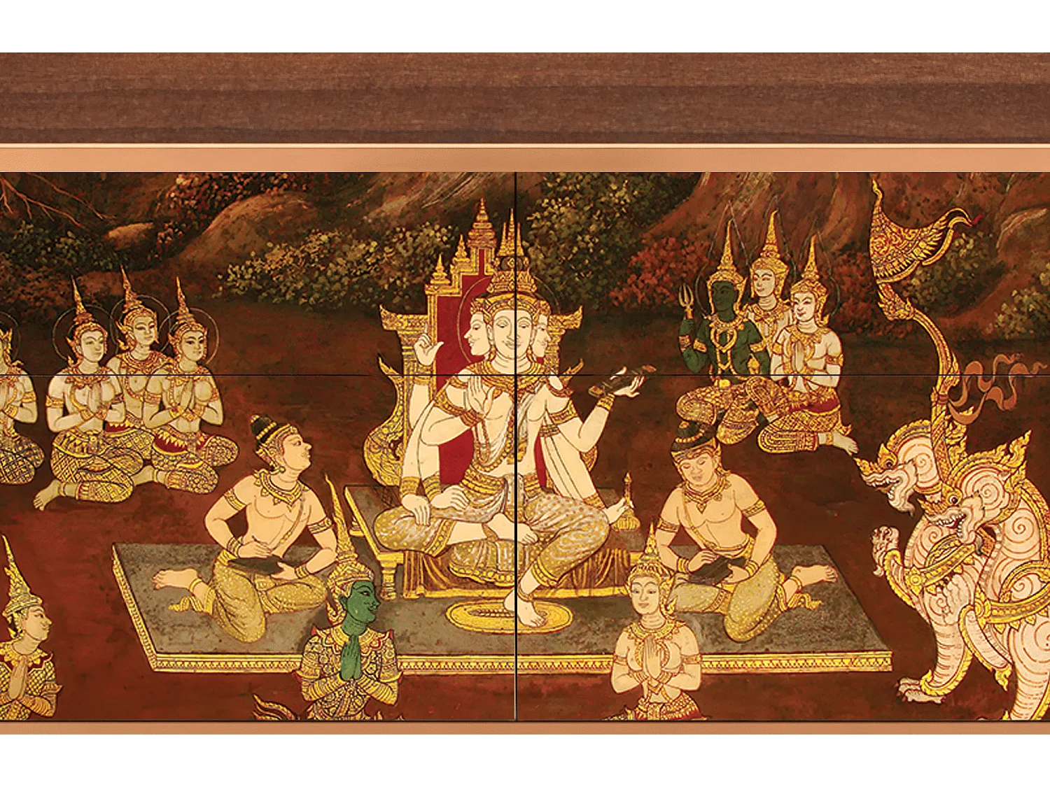 Credenza - 115x85x48 cm - BS4 - Malyavan, Noce