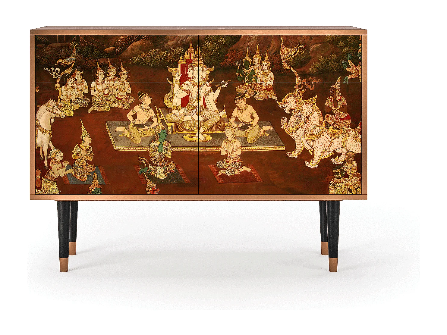 Buffet - 115x85x48 cm - BS4 - Malyavan, Noyer