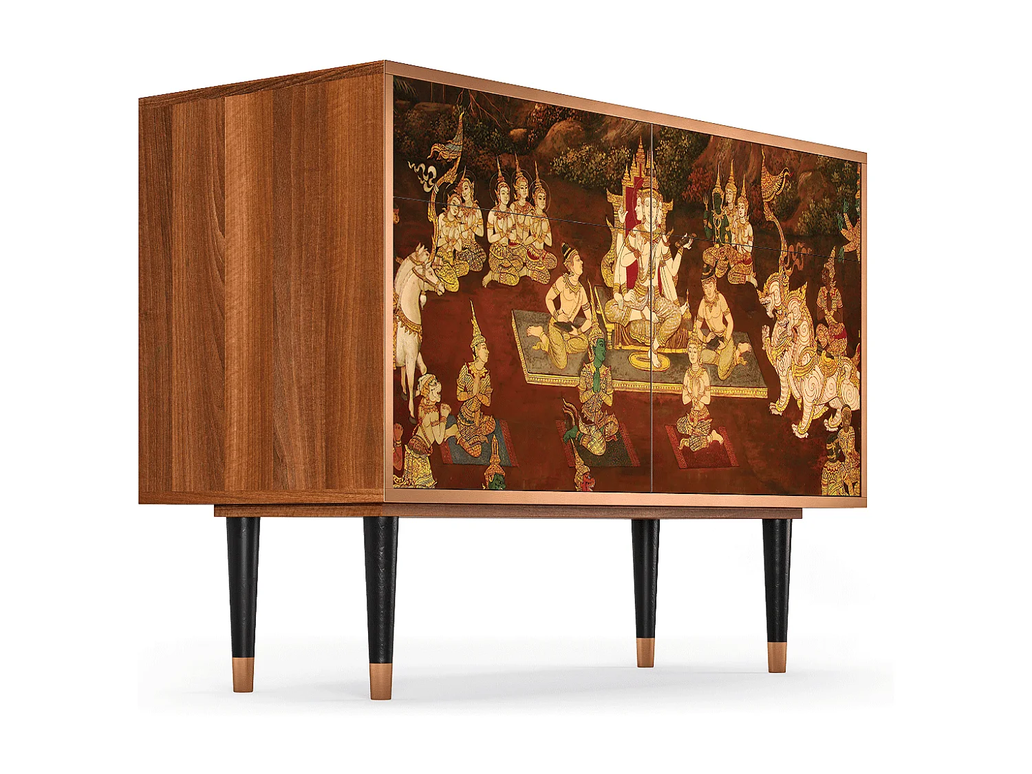 Buffet - 115x85x48 cm - BS4 - Malyavan, Noyer