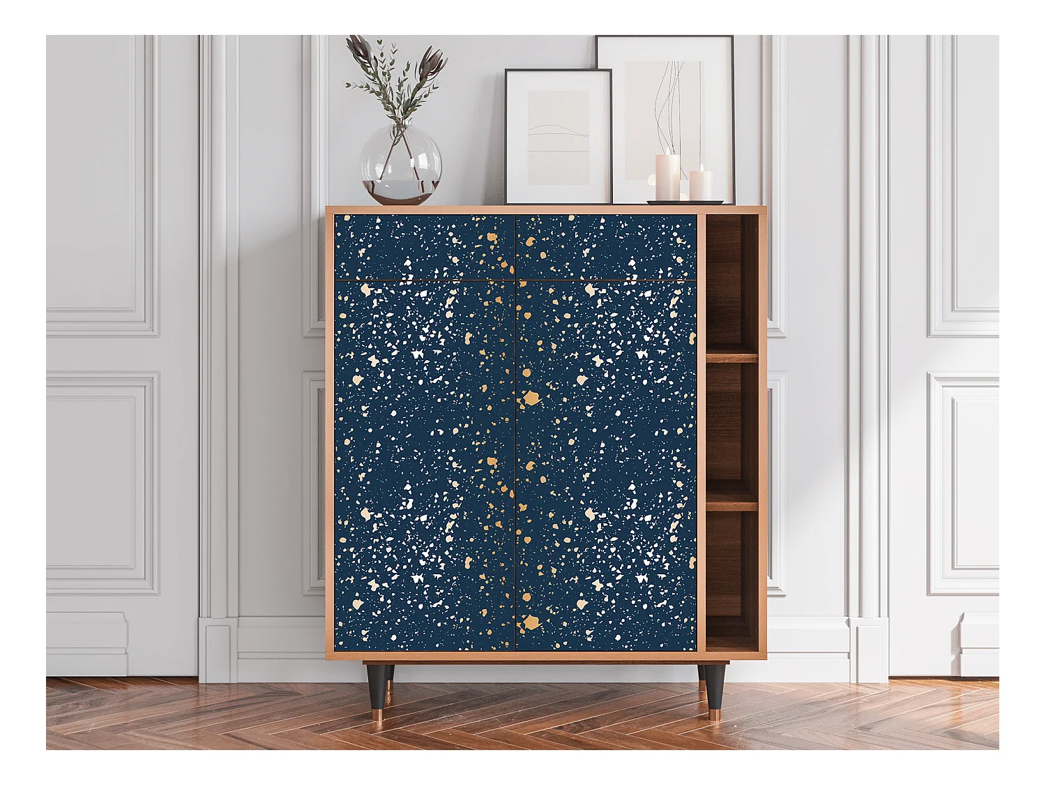 Credenza - 96х110х41 cm - BS6 - Starfall, Noce