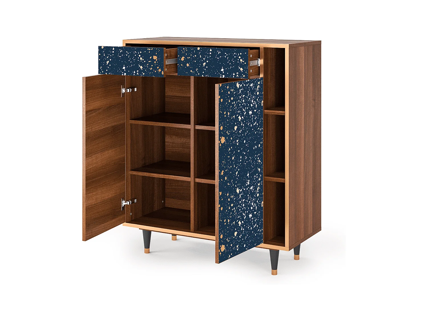 Credenza - 96х110х41 cm - BS6 - Starfall, Noce