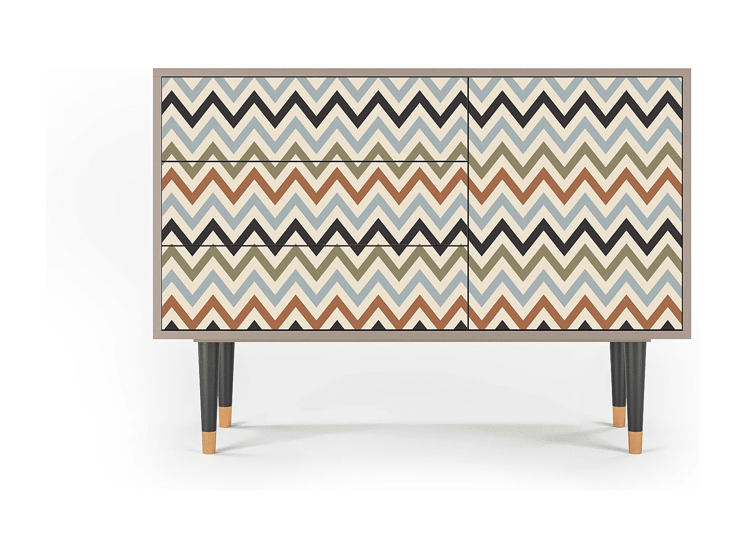 Aparador - 115х84х41 cm - S3 - Bright Ripple, Latte