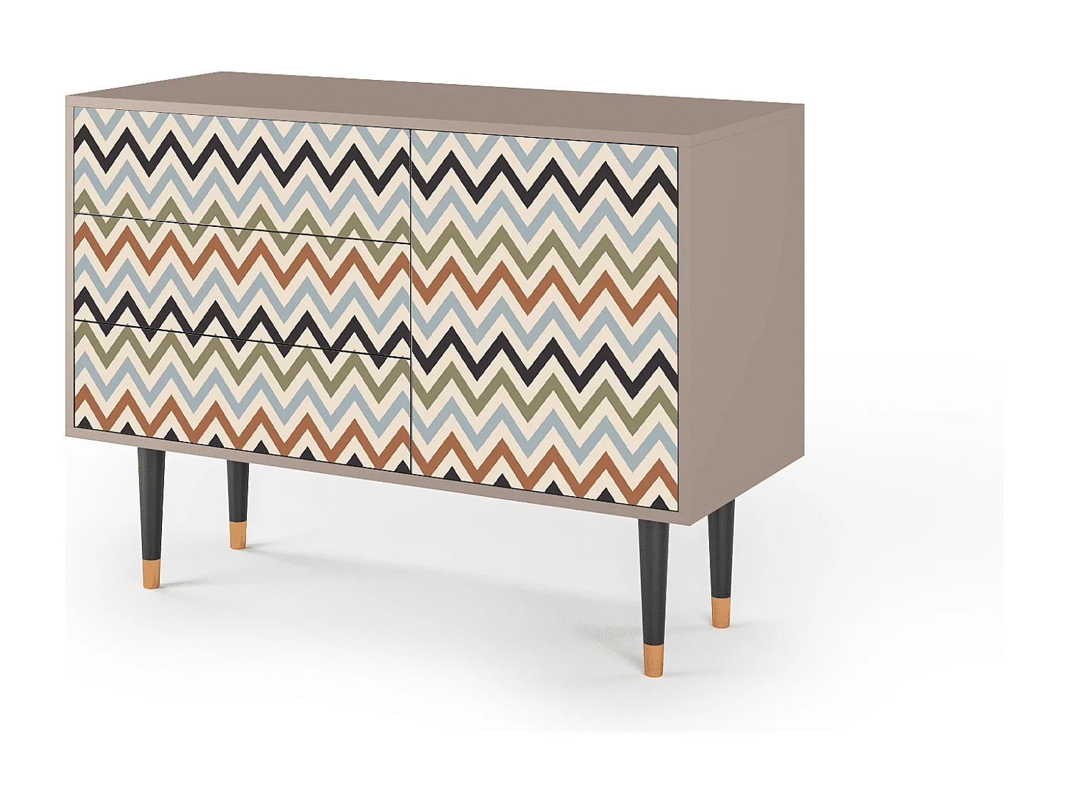 Aparador - 115х84х41 cm - S3 - Bright Ripple, Latte