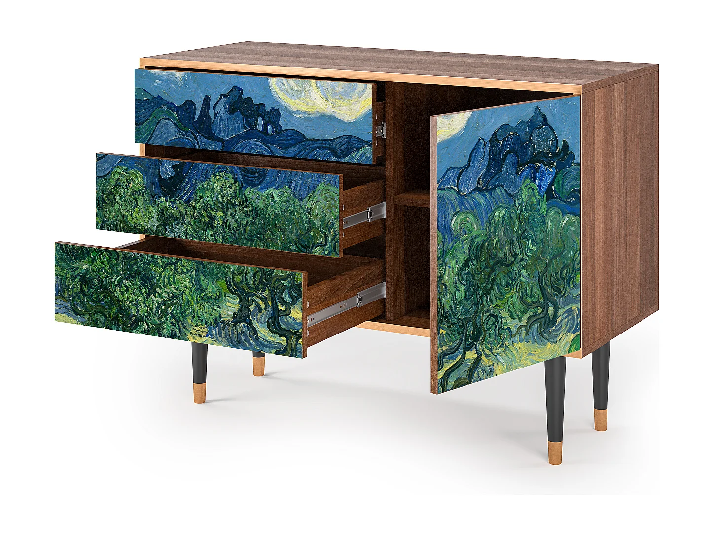 Sideboard - 115х84х41 cm - S3 - The Oil Trees, Walnuss