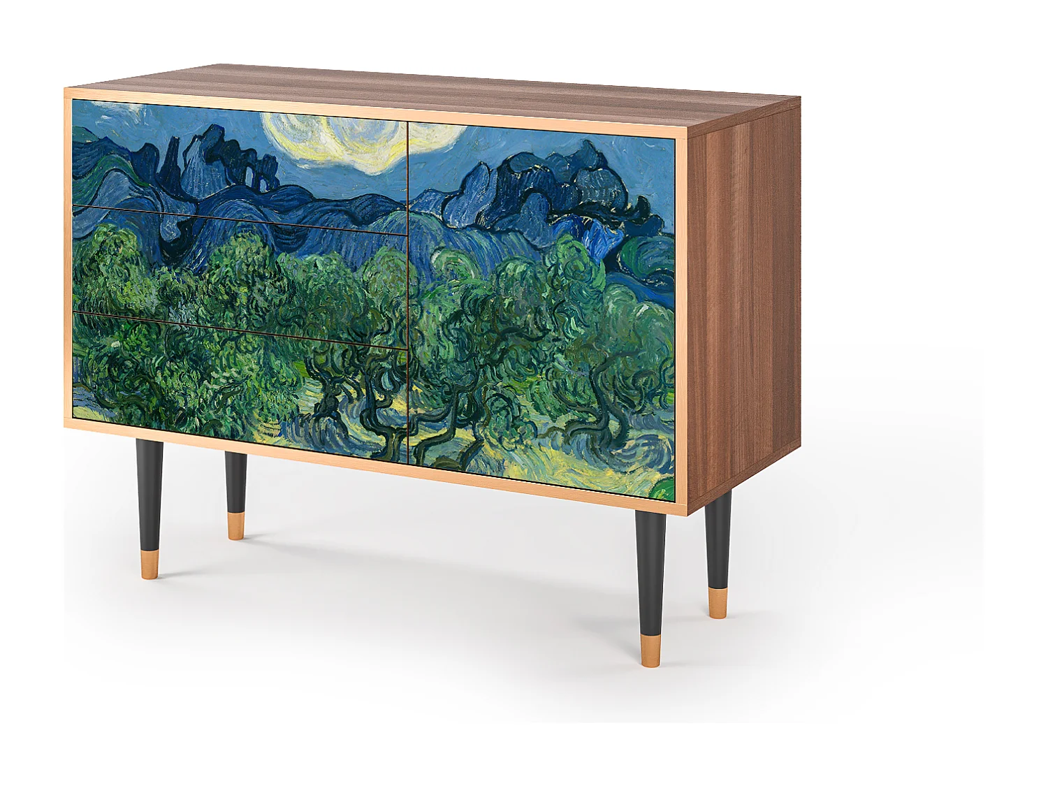 Credenza - 115х84х41 cm - S3 - The Oil Trees, Noce