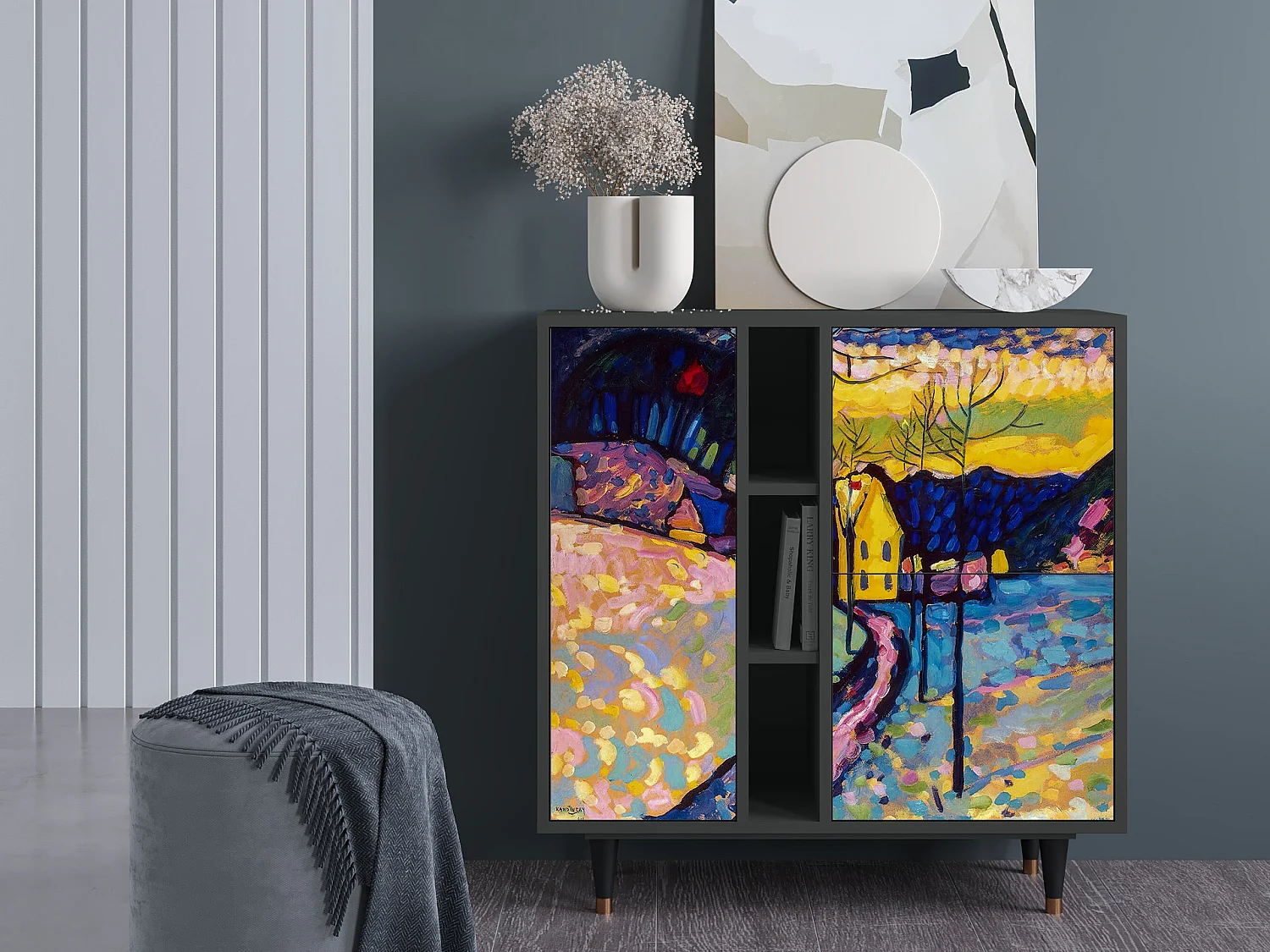 Buffet - 94х96х41 cm - BS5 - Winter Landscape, Anthracite