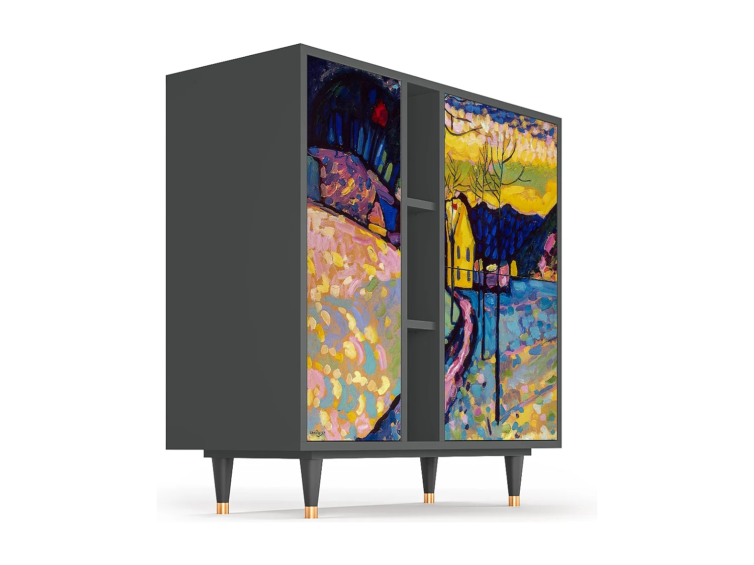 Buffet - 94х96х41 cm - BS5 - Winter Landscape, Anthracite