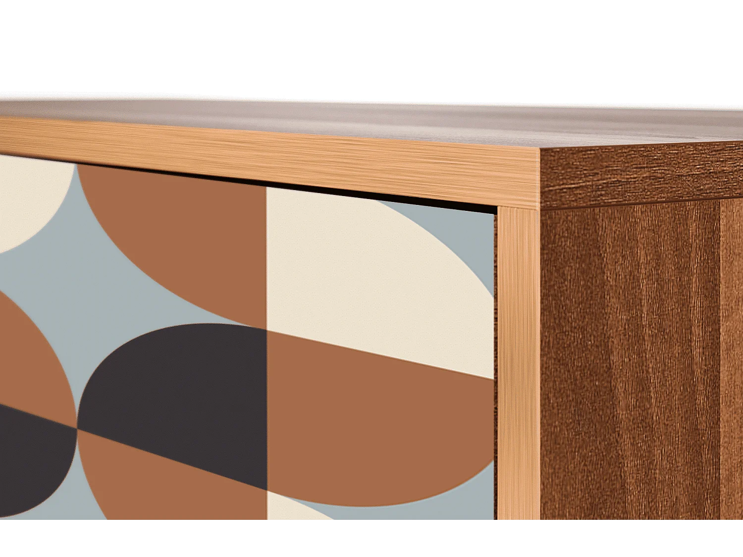 Kredens - 115х84х41 cm - S3 - Brown Sensation, Orzech