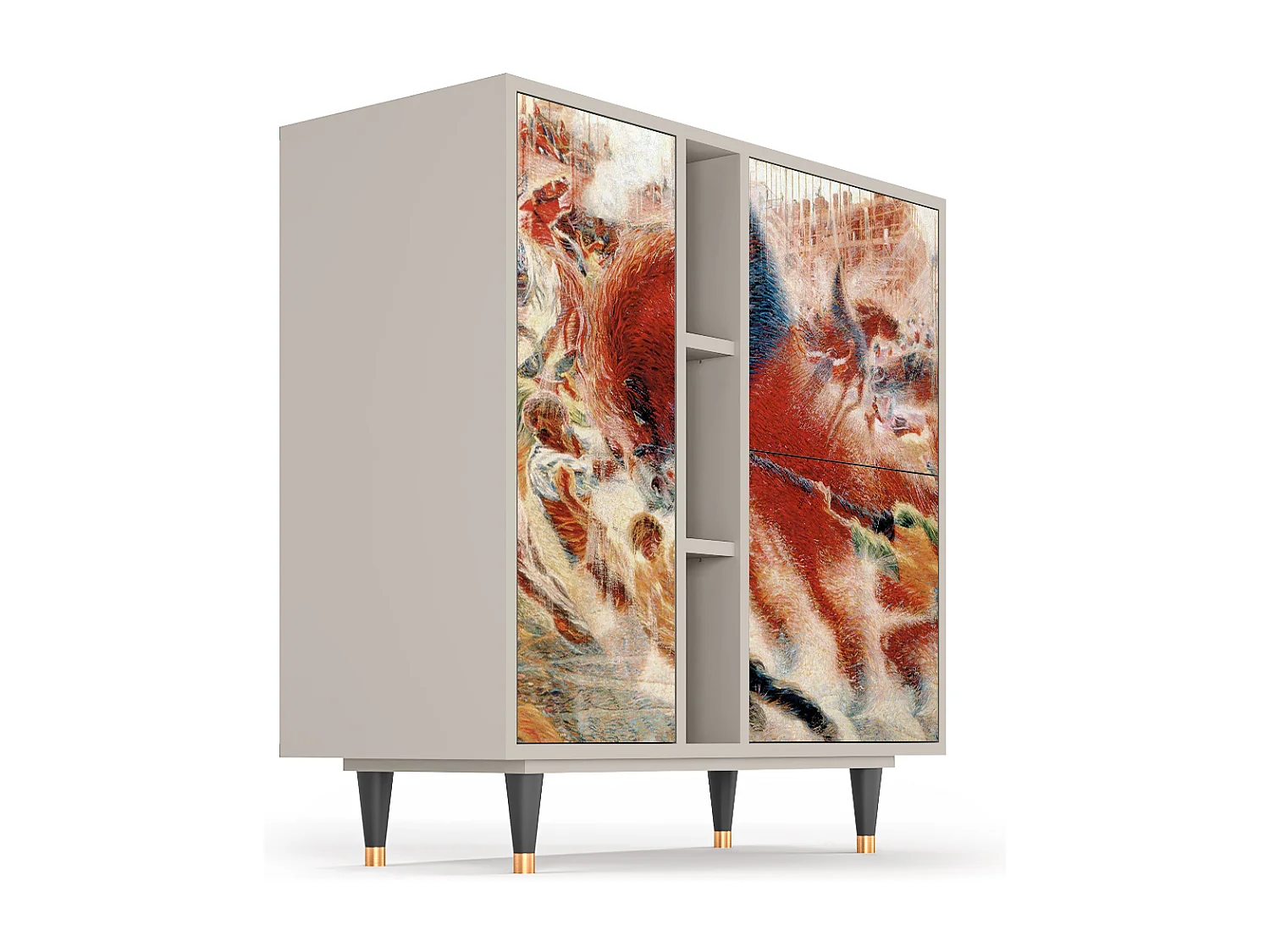 Sideboard - 94х96х41 cm - BS5 - The City Rises, Sand