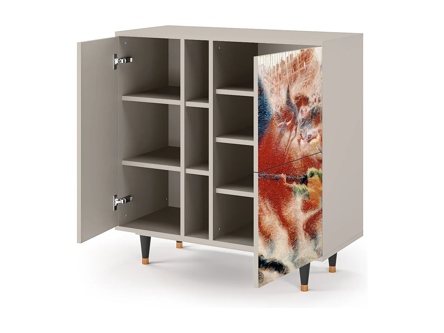 Sideboard - 94х96х41 cm - BS5 - The City Rises, Sand