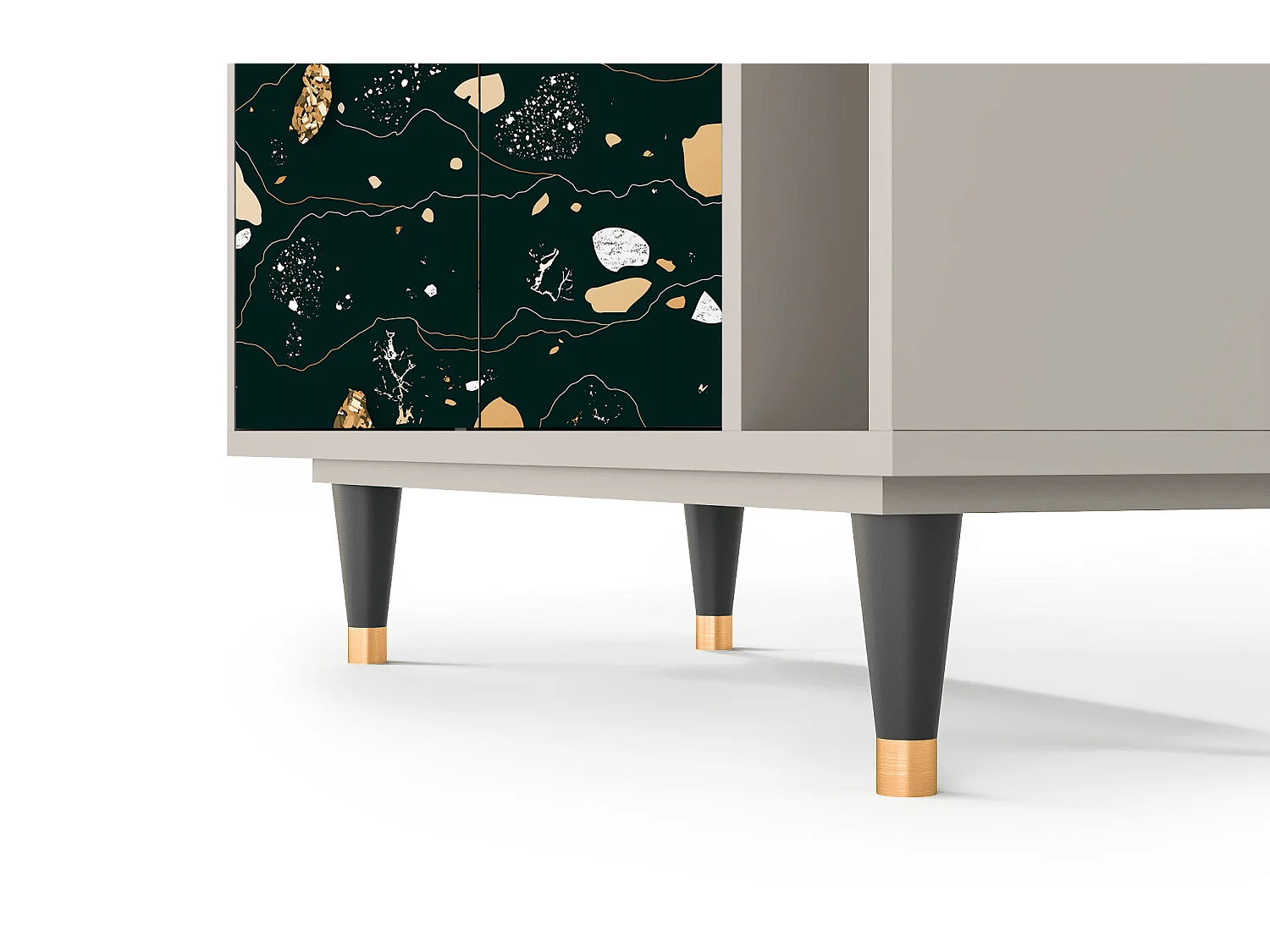 Kredens - 96х110х41 cm - BS6 - Space Rocks, Piaskowy