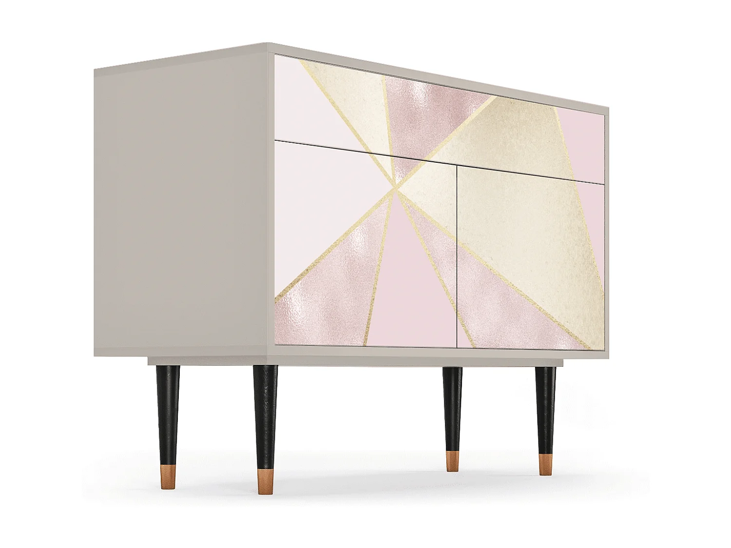 Kredens - 115x85x48 cm - BS4 - Cosmopolitan Diva, Piaskowy