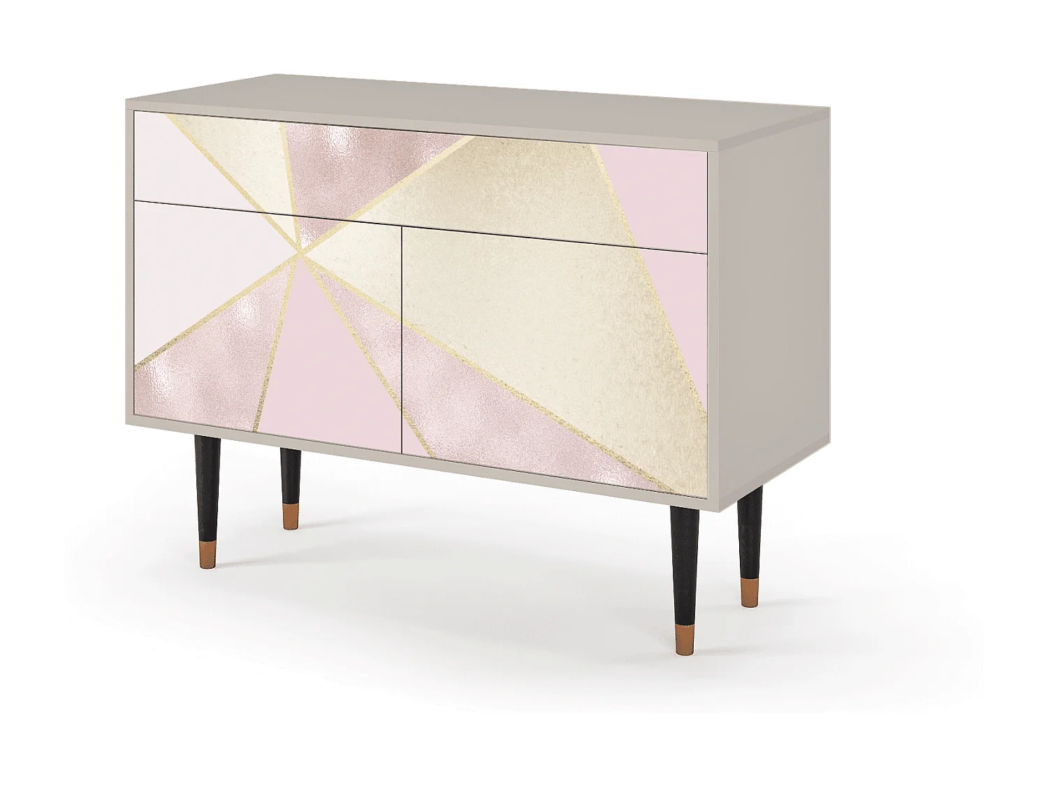 Kredens - 115x85x48 cm - BS4 - Cosmopolitan Diva, Piaskowy