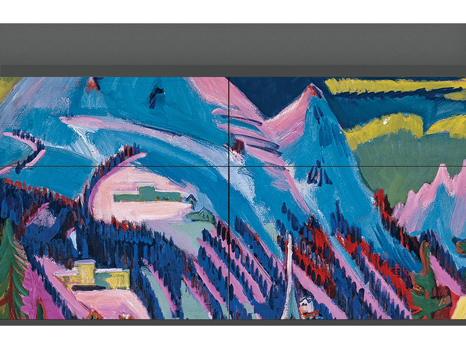 Buffet - 115x85x48 cm - BS4 - Davos Winter, Anthracite