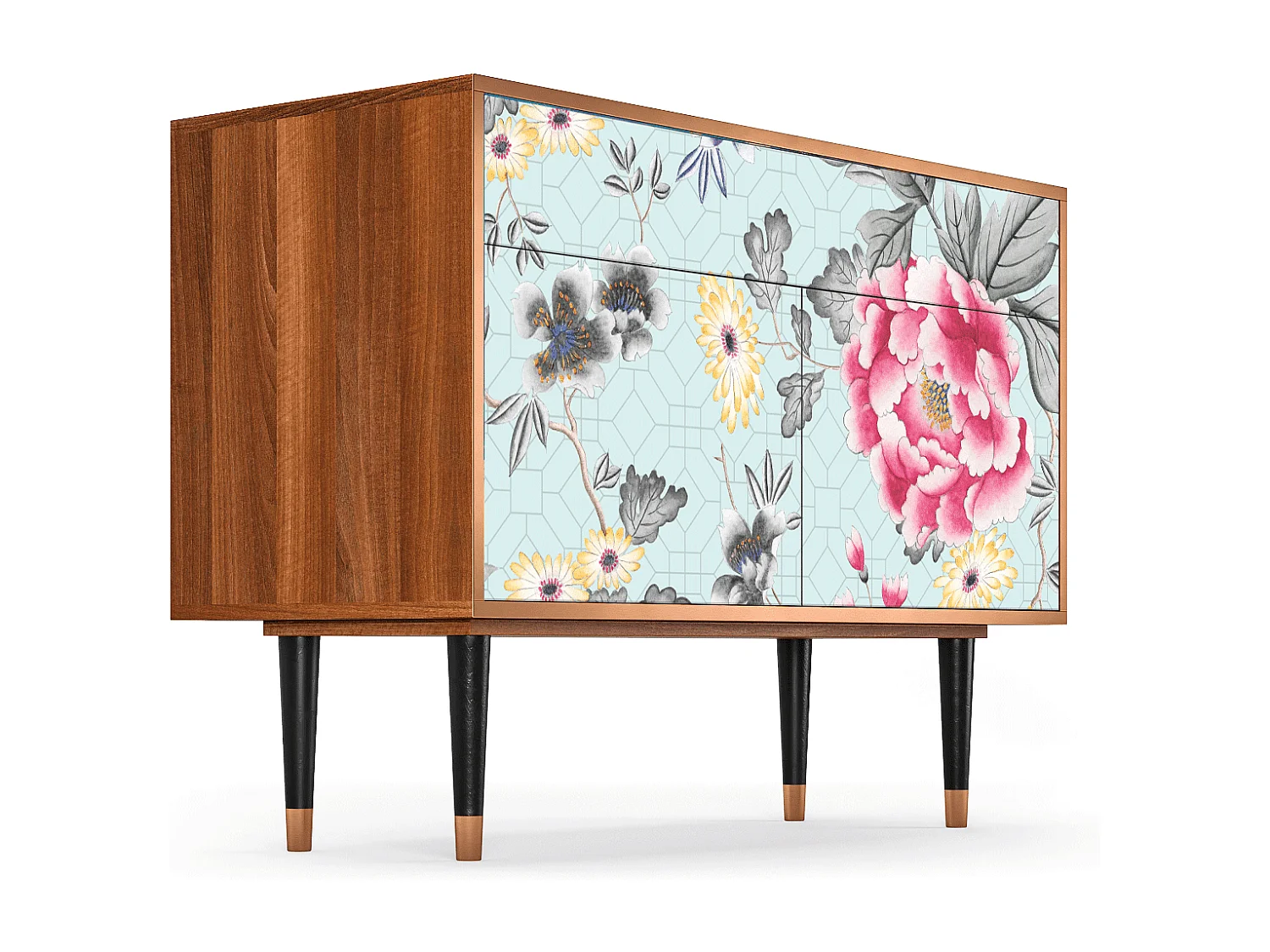 Kredens - 115x85x48 cm - BS4 - Sky Garden, Orzech