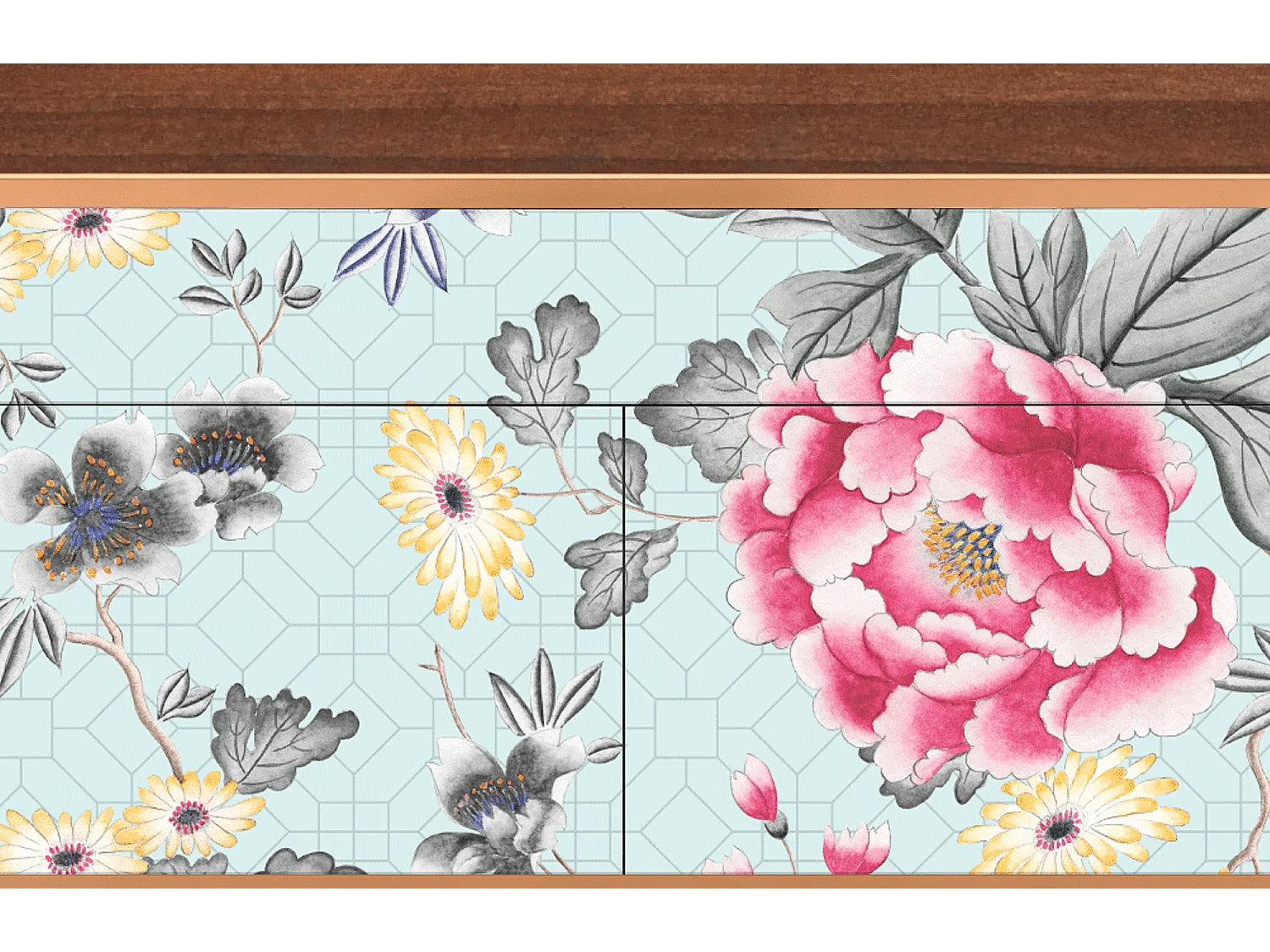 Kredens - 115x85x48 cm - BS4 - Sky Garden, Orzech