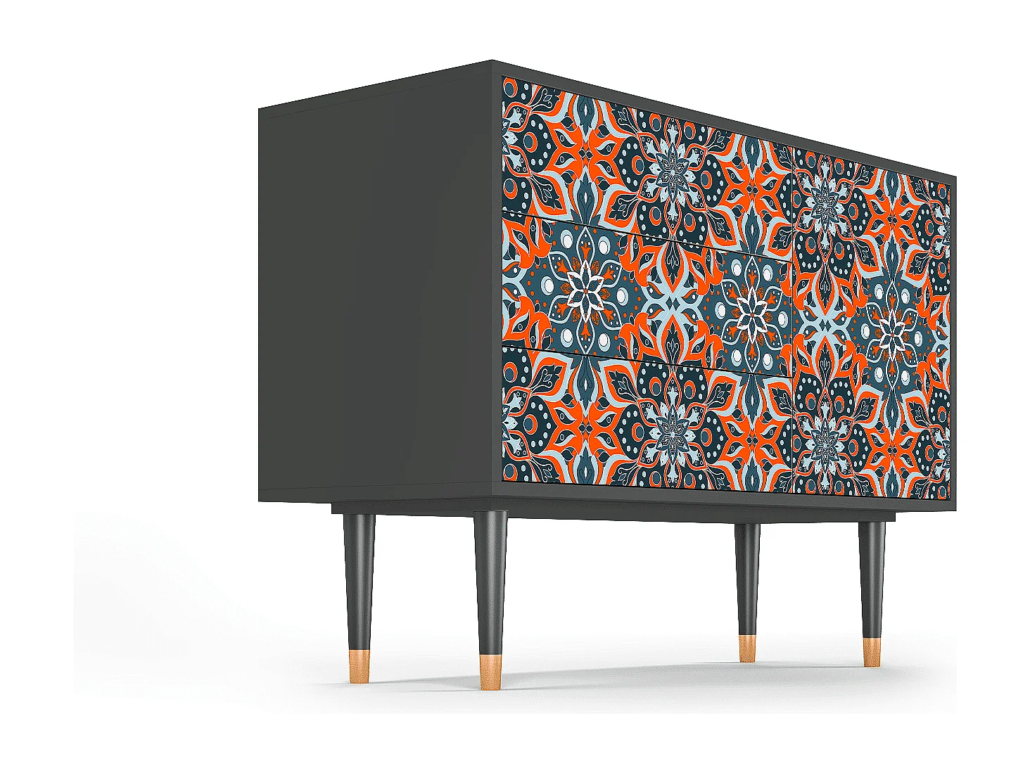 Aparador - 115х84х41 cm - S3 - Fire Beetle, Antracite