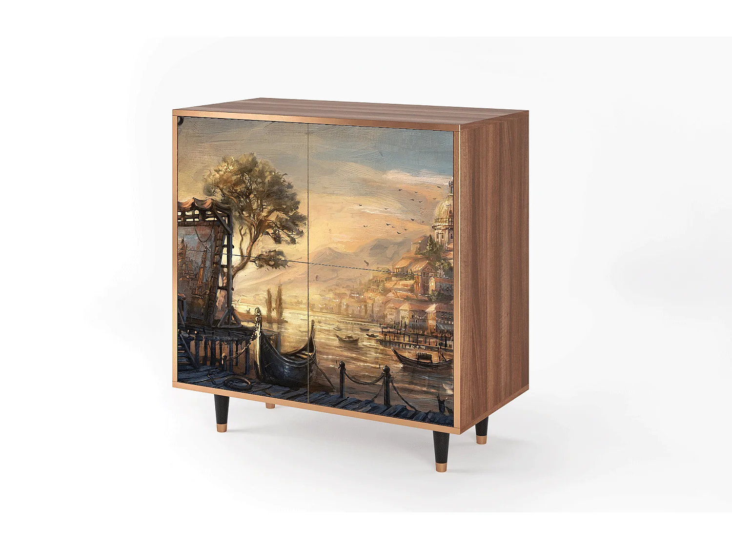Credenza - 94x96x48 cm - BS3 - Venice, Noce