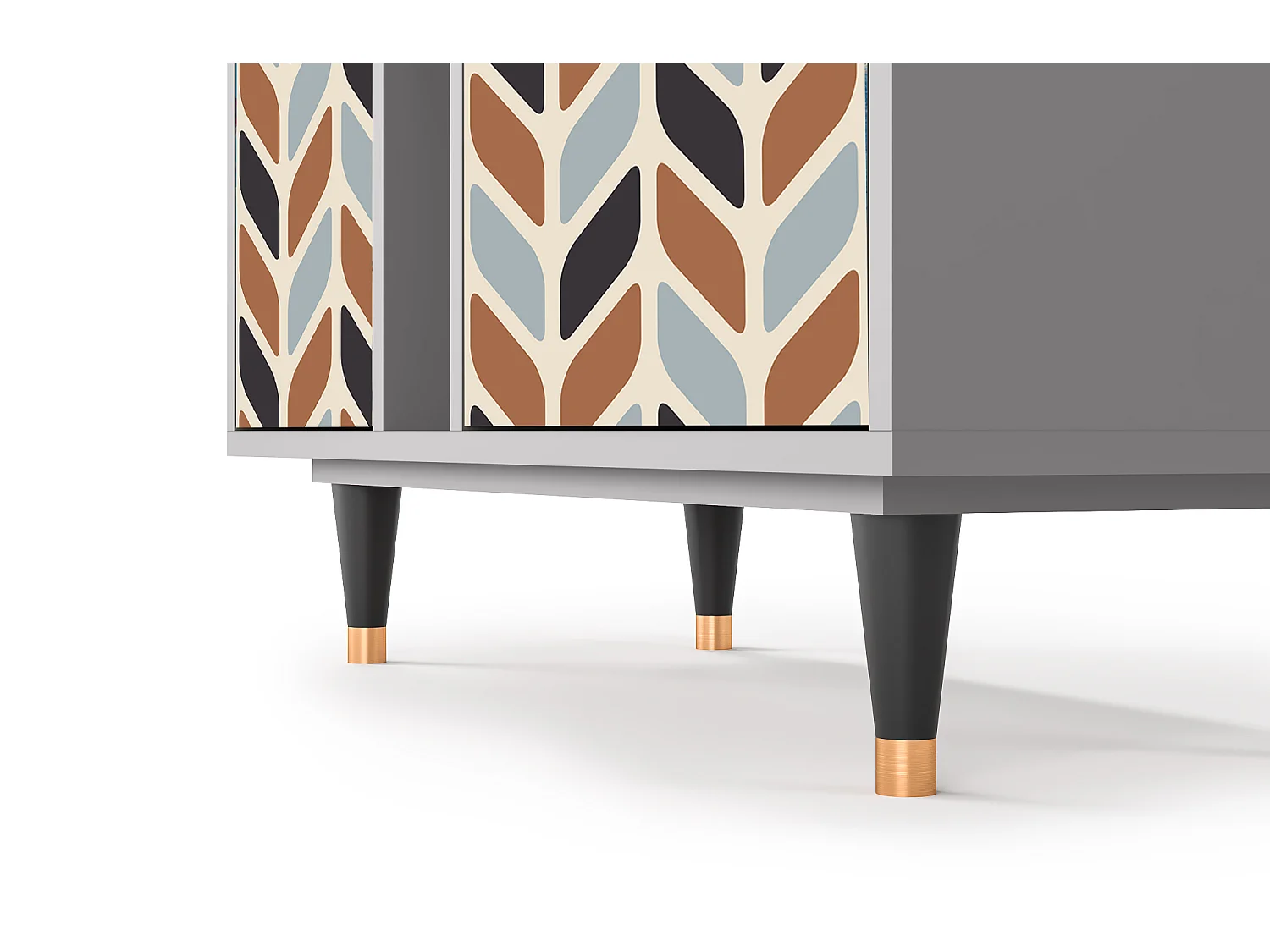 Credenza - 94х96х41 cm - BS5 - Beige Laure, Grigio