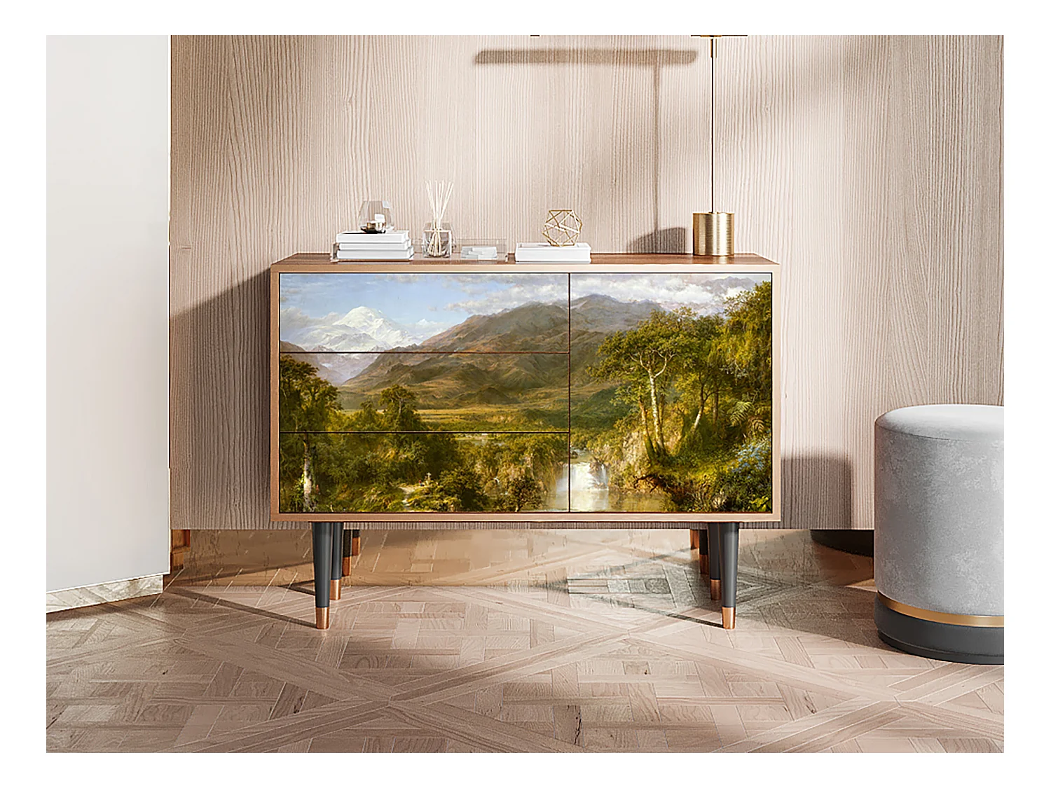 Buffet - 115х84х41 cm - S3 - The Heart of the Andes , Noyer