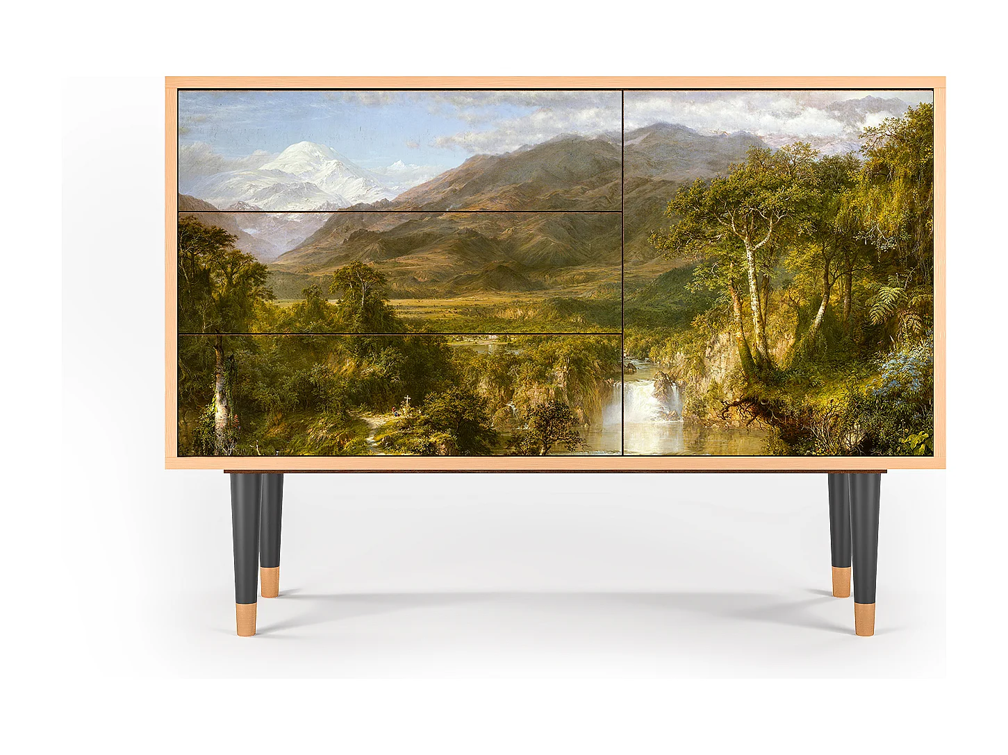 Kredens - 115х84х41 cm - S3 - The Heart of the Andes , Orzech