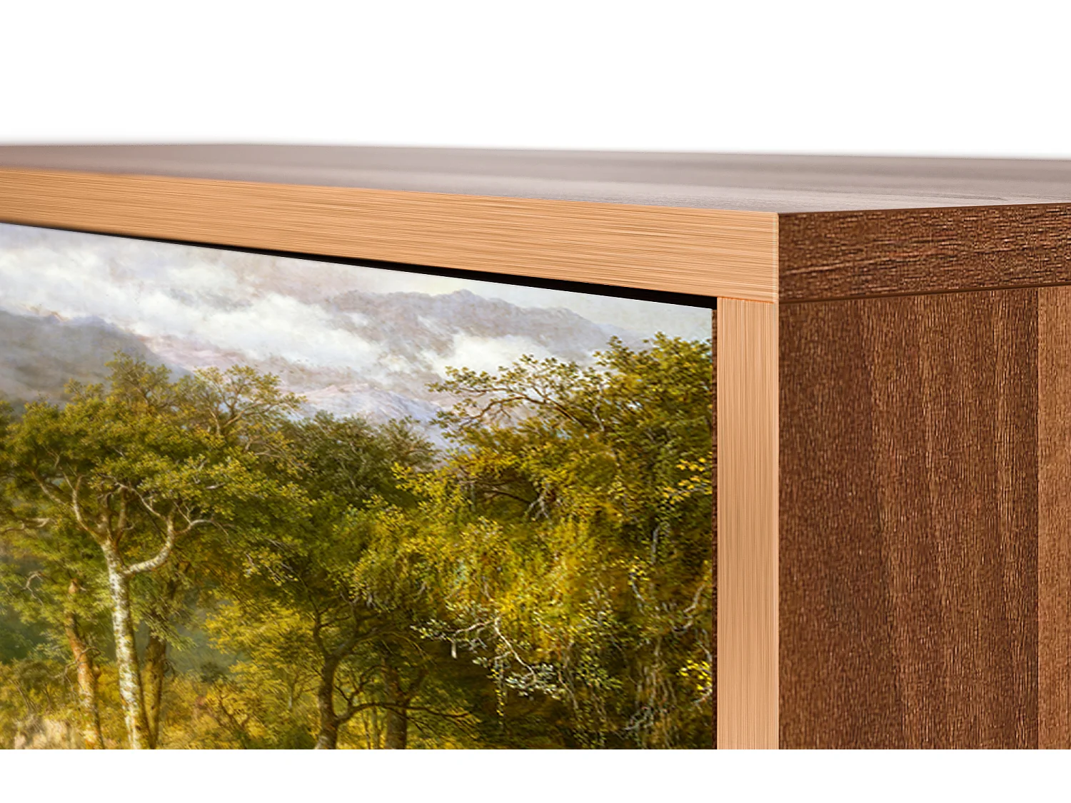 Kredens - 115х84х41 cm - S3 - The Heart of the Andes , Orzech