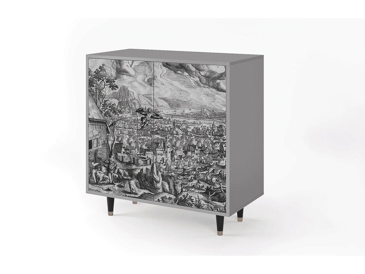 Buffet - 94x96x48 cm - BS3 - Departure, Gris